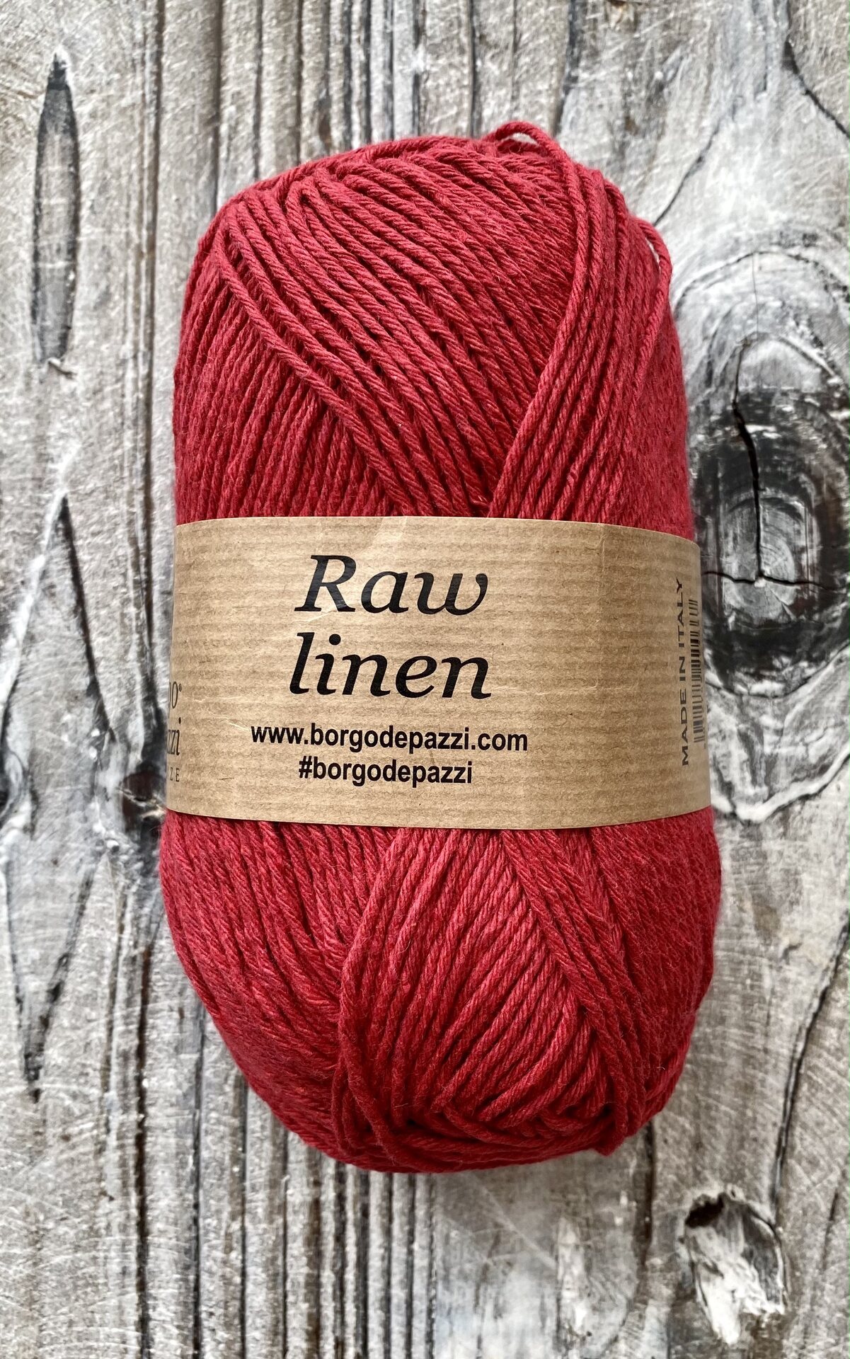 Borgo de'Pazzi Raw Linen 202 punainen