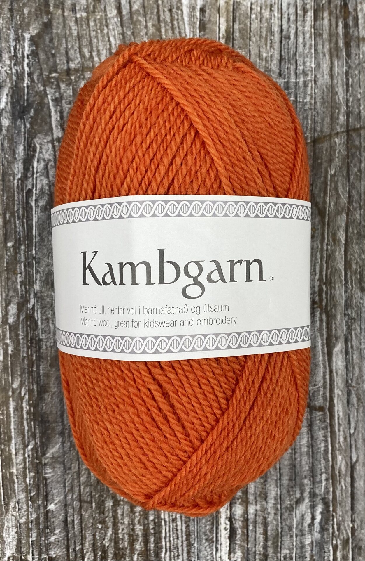 Istex Kambgarn 1207 punaoranssi