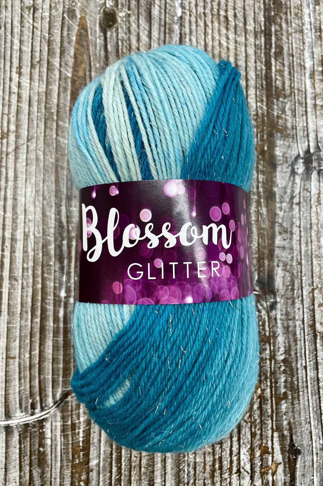 Blossom Glitter 139 turkoosit