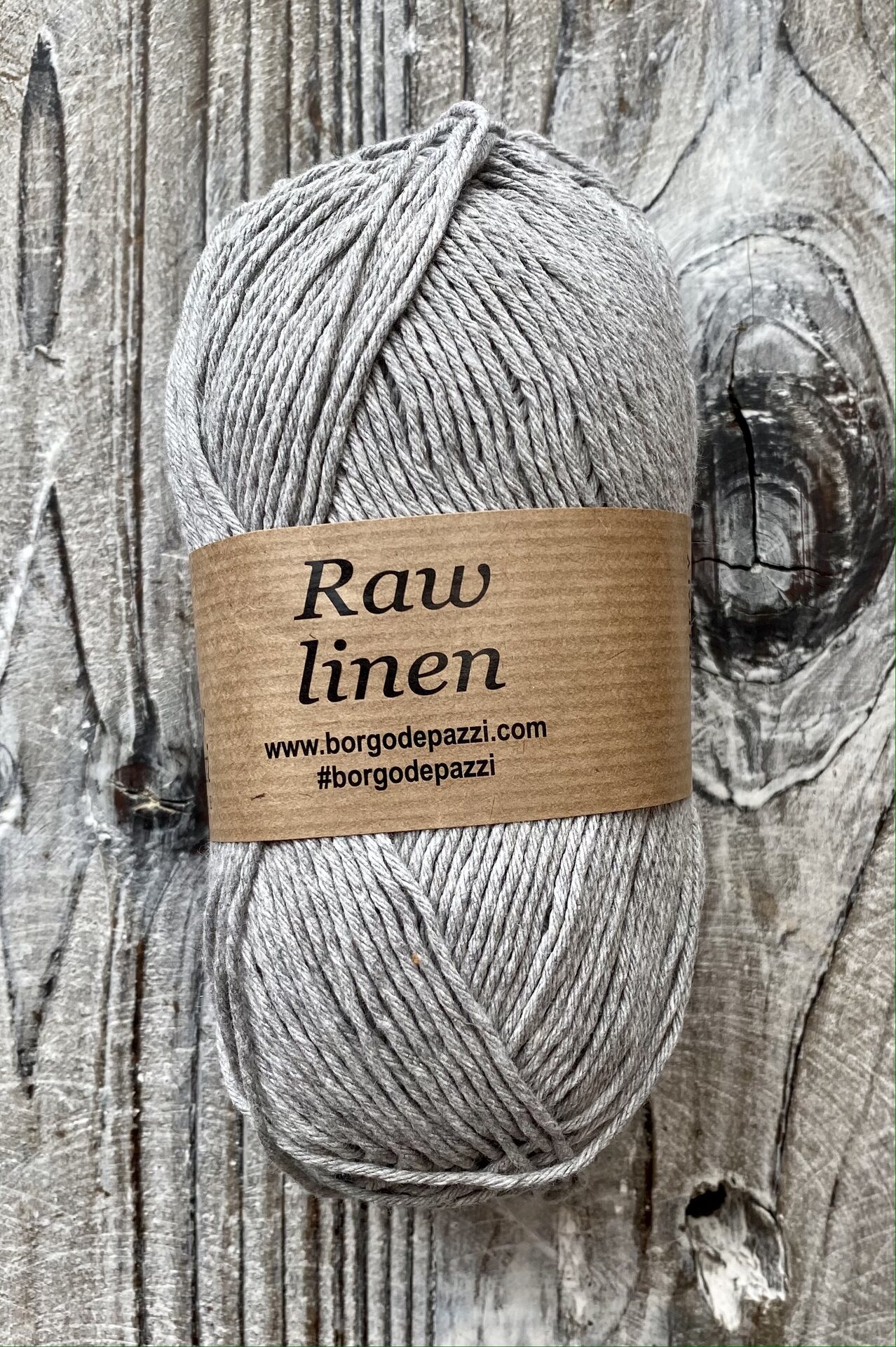 Borgo de'Pazzi Raw Linen 210 kaunis harmaa