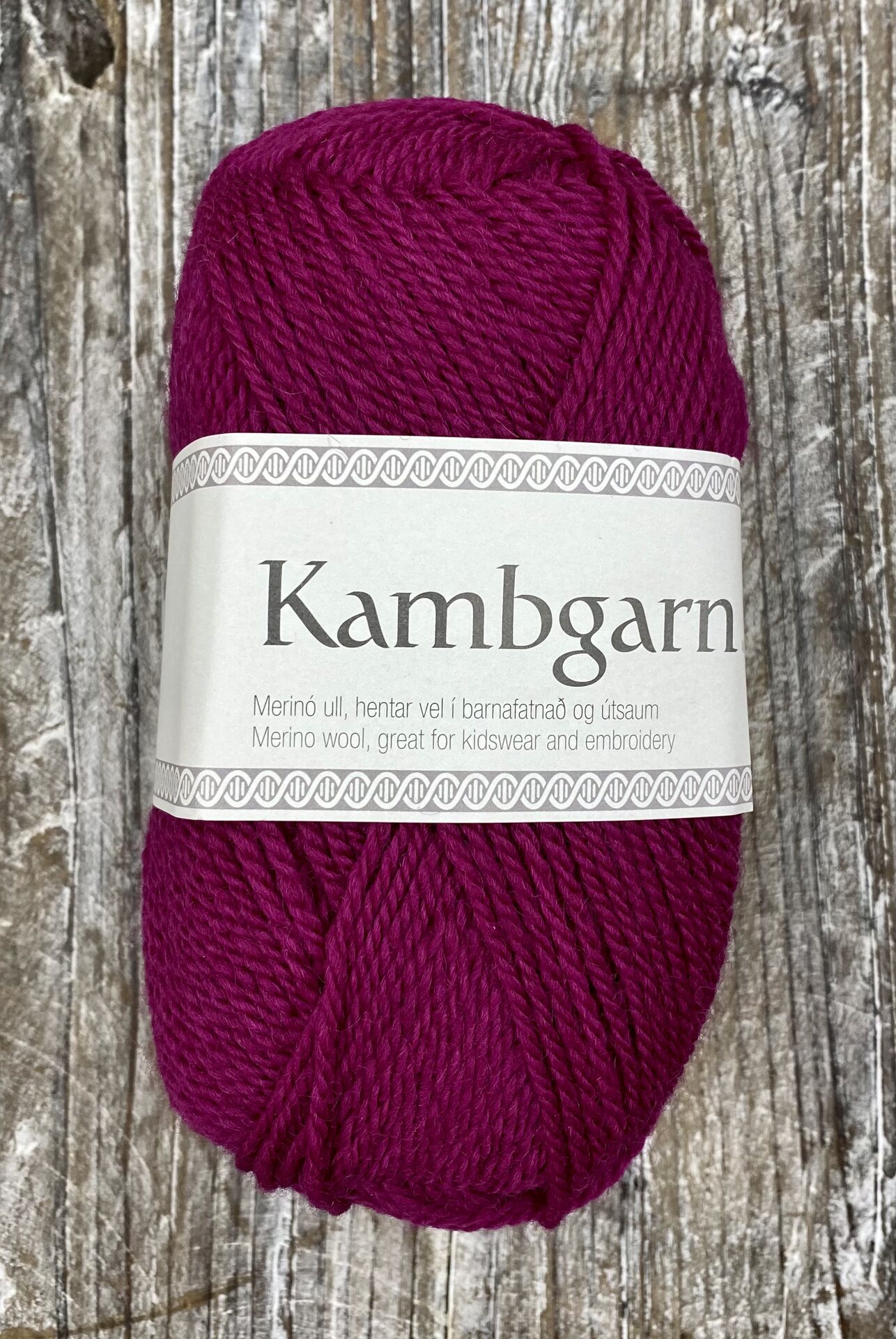Istex Kambgarn 1219 fuksia