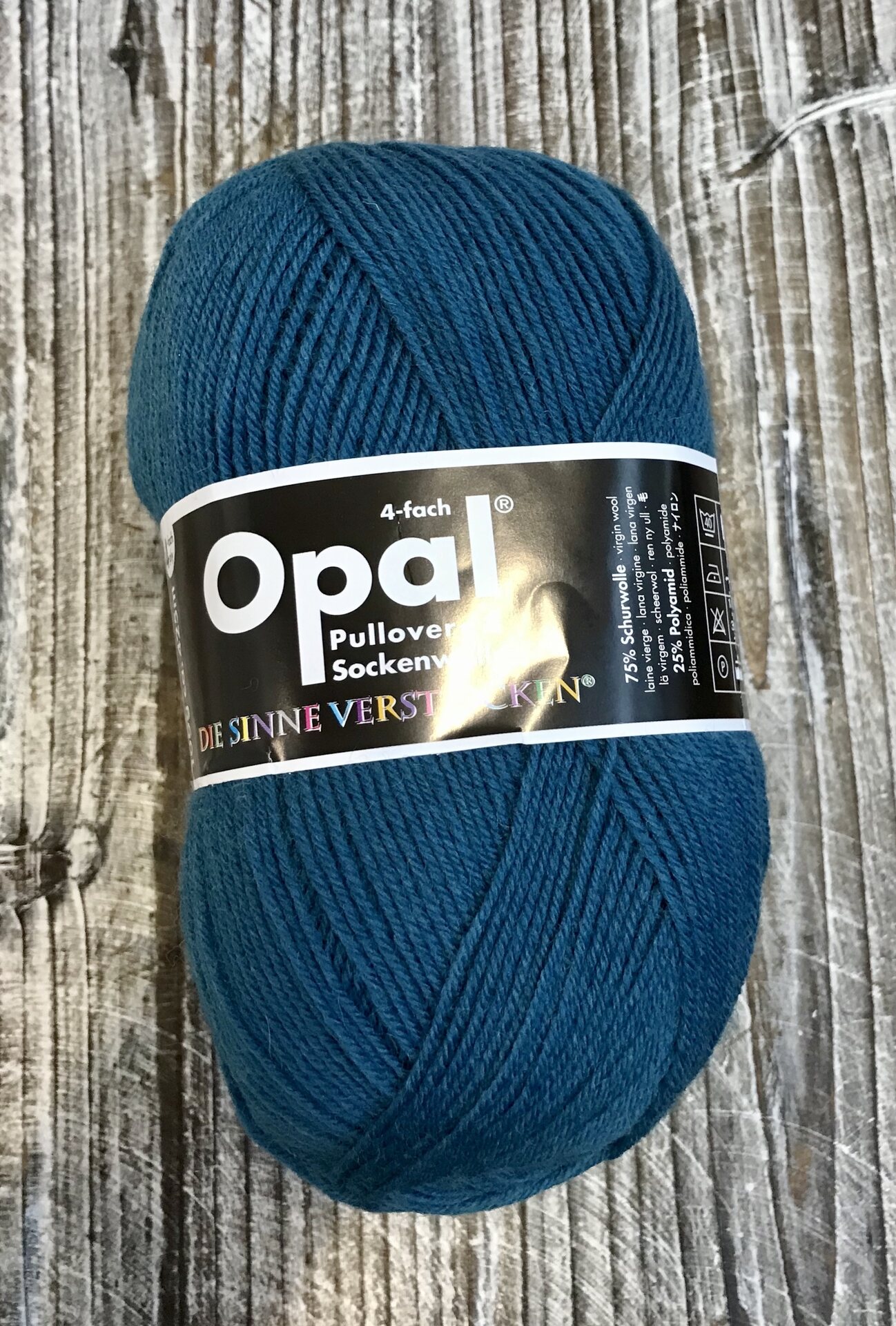 Opal 4-säikeinen sukkalanka 9934 sinivihreä
