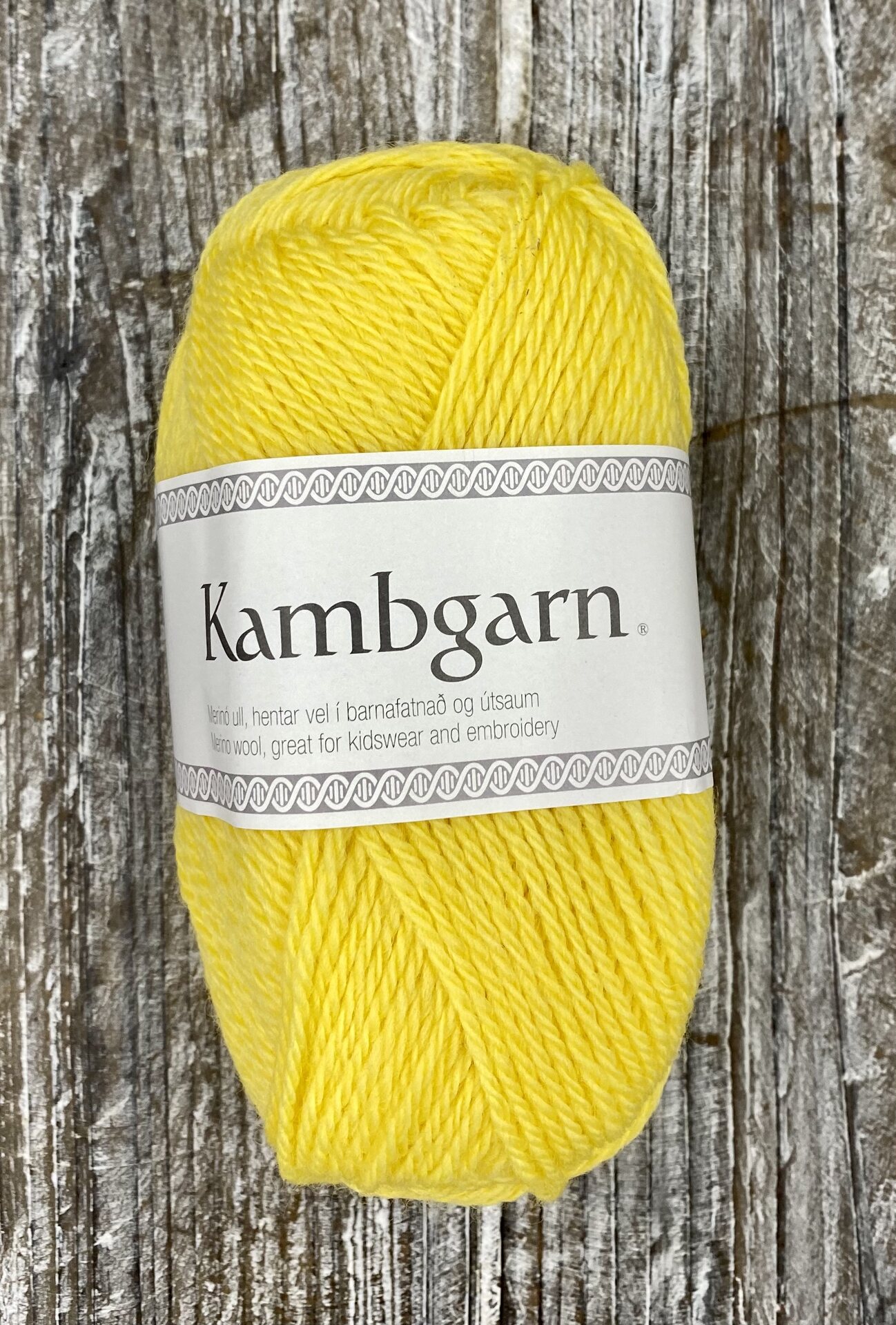 Istex Kambgarn 1211 sitruunankeltainen