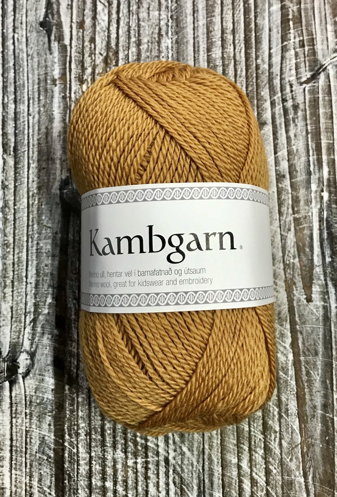 Istex Kambgarn 1212 oljenkeltainen