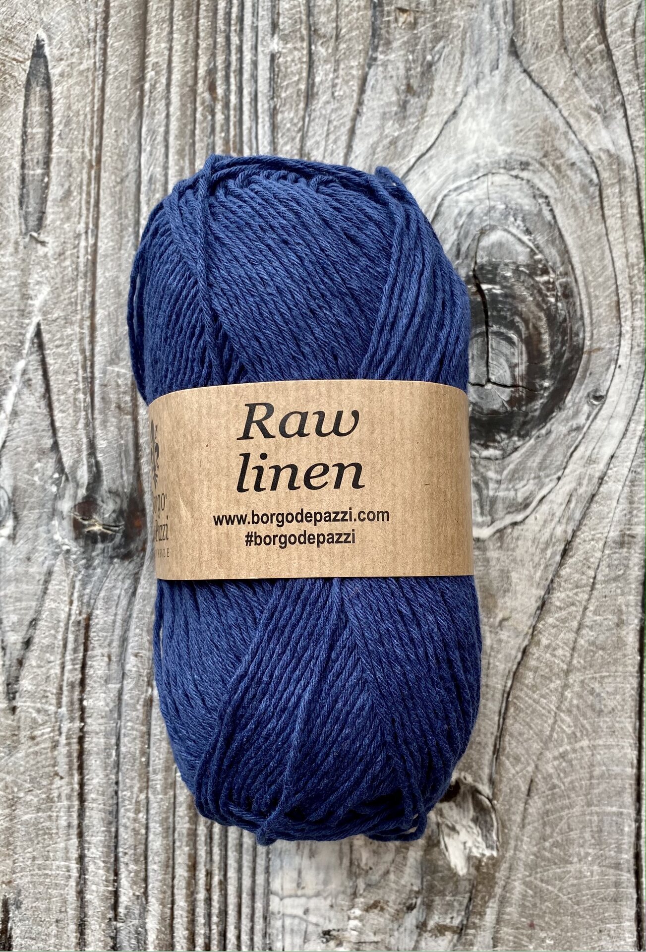 Borgo de'Pazzi Raw Linen 207 kaunis tummansininen