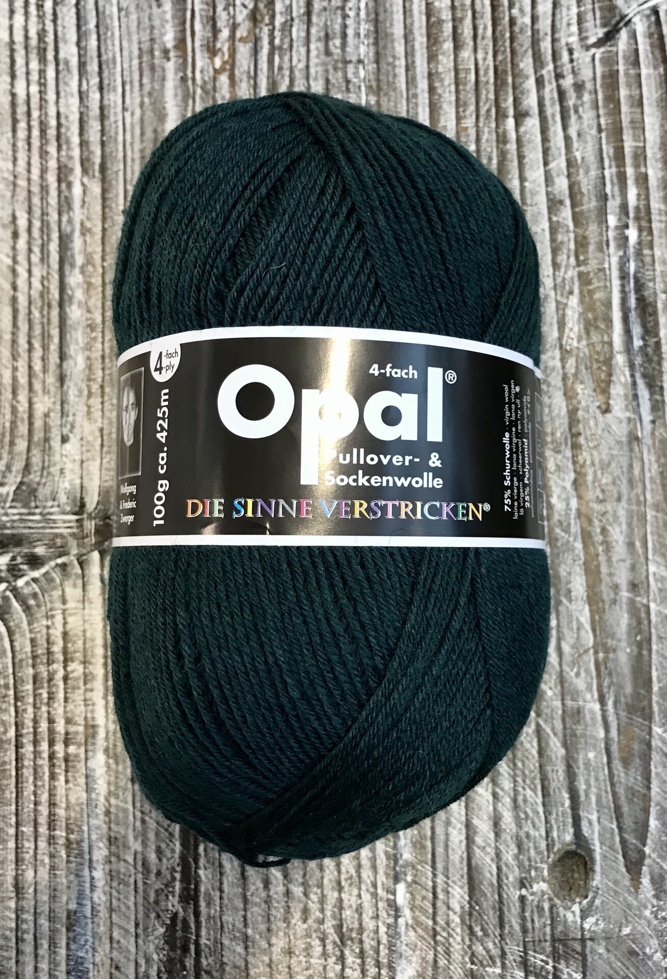 Opal 4-säikeinen sukkalanka 9933 metsänvihreä