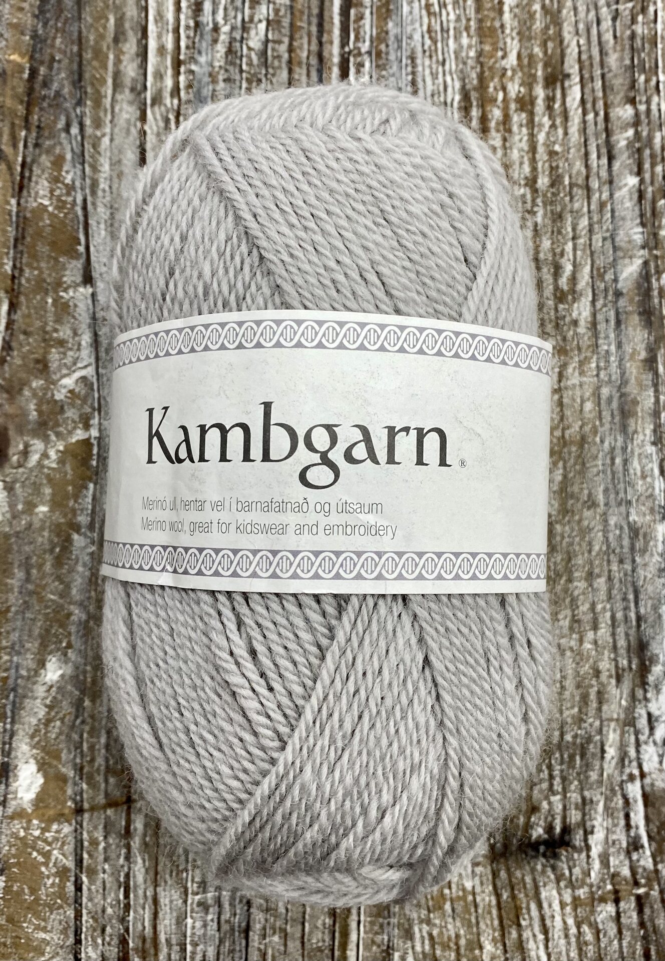 Istex Kambgarn 1202 helmenharmaa