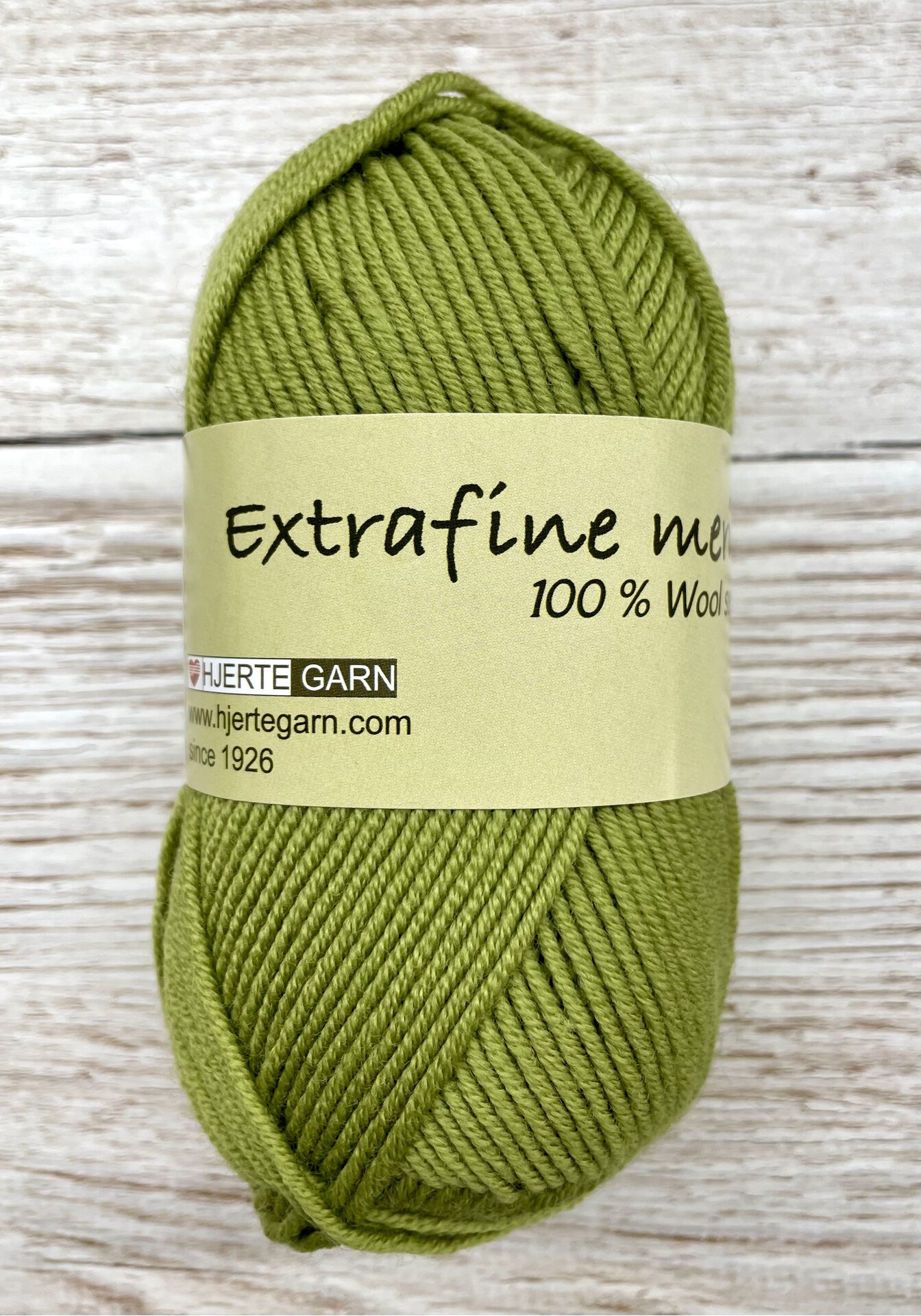 Hjertegarn Extrafine Merino 120 1265 ompun vihreä
