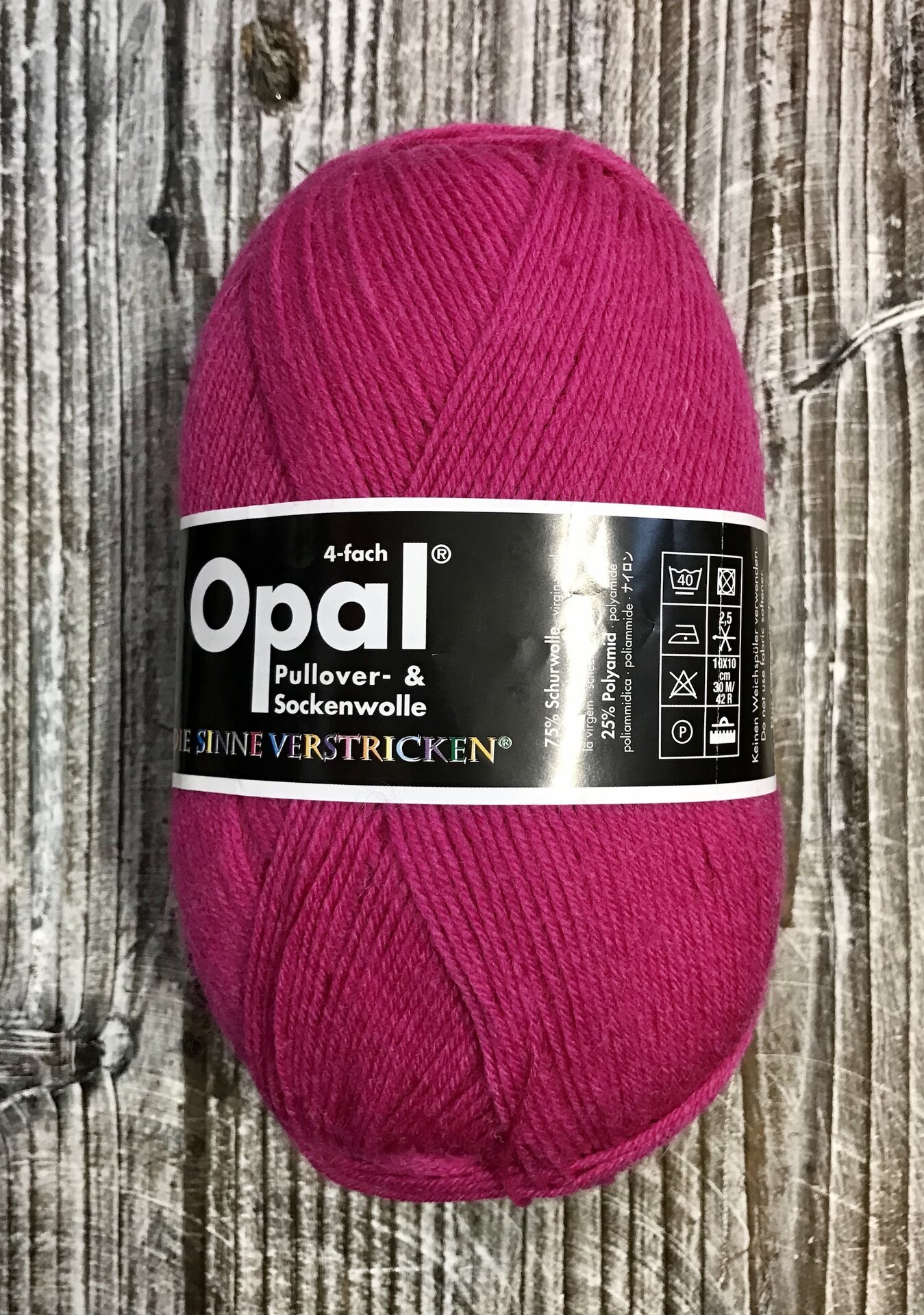 Opal 4-säikeinen sukkalanka 5194 pinkki
