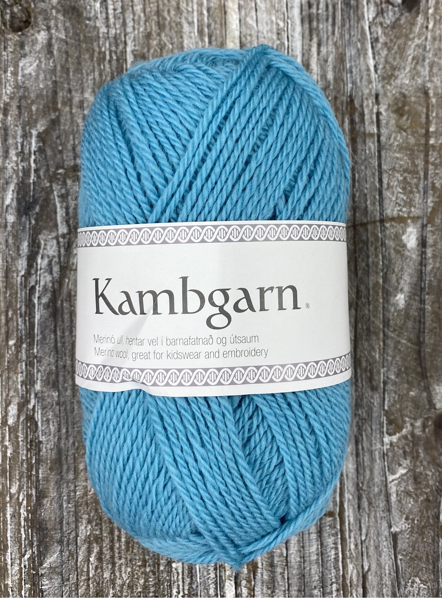 Istex Kambgarn 1216 vaalea turkoosi