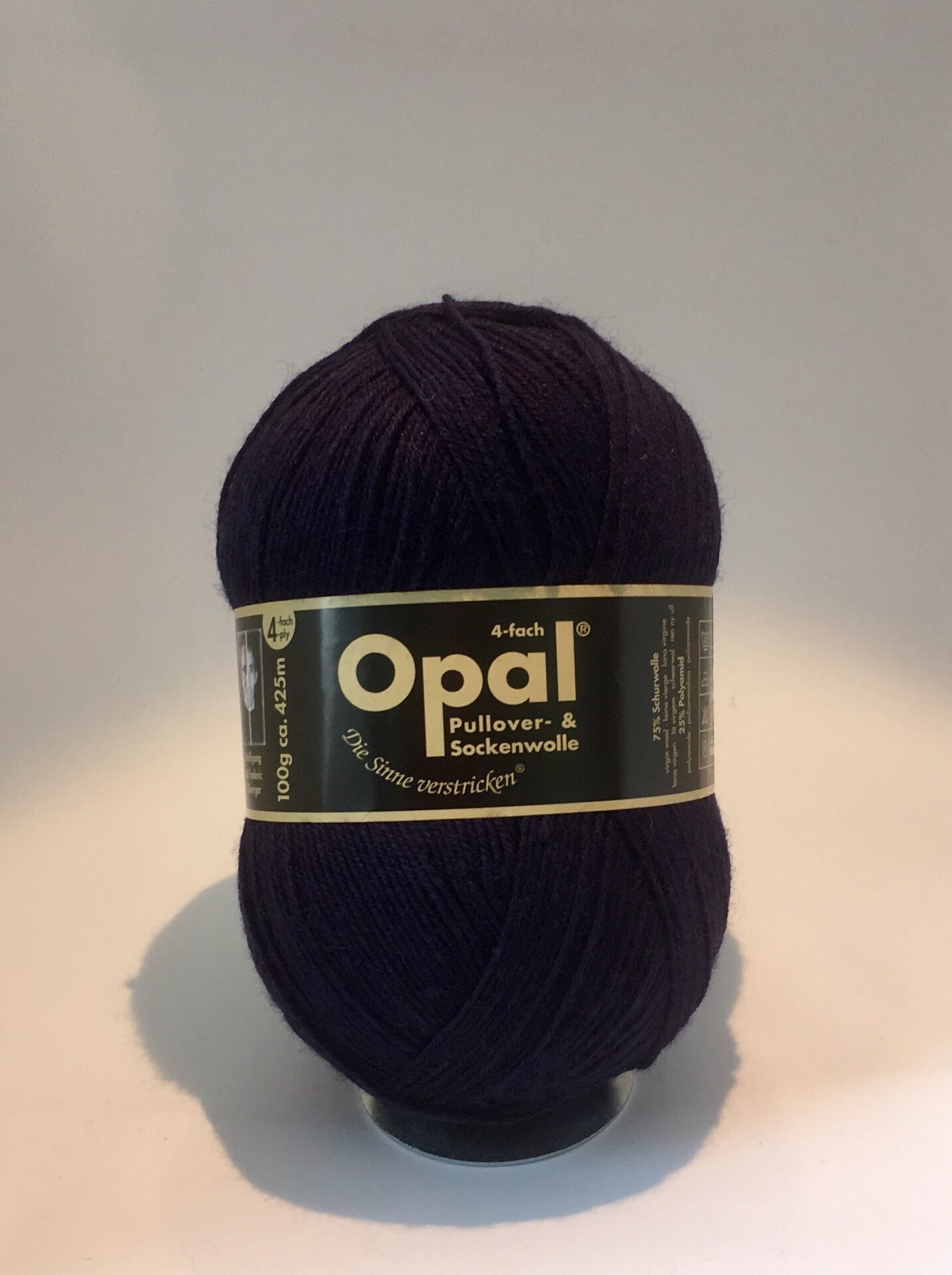 Opal 4-säikeinen sukkalanka 5190 laivastonsininen