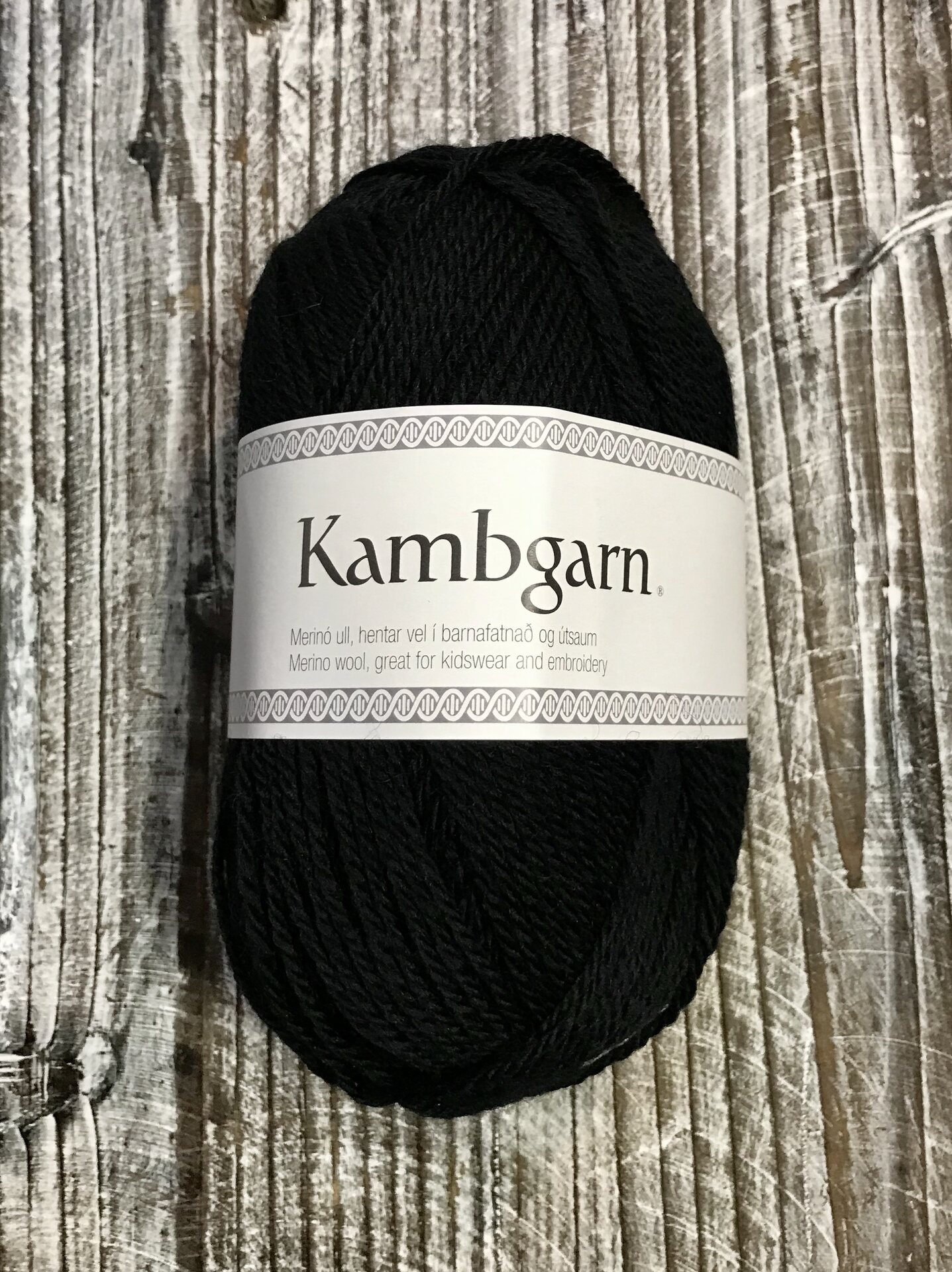 Istex Kambgarn 0059 musta