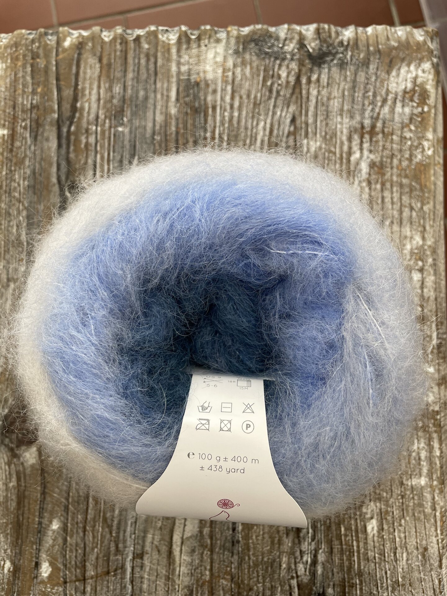 Laines du Nord Poema Alpaca 10 harmaat ja siniset