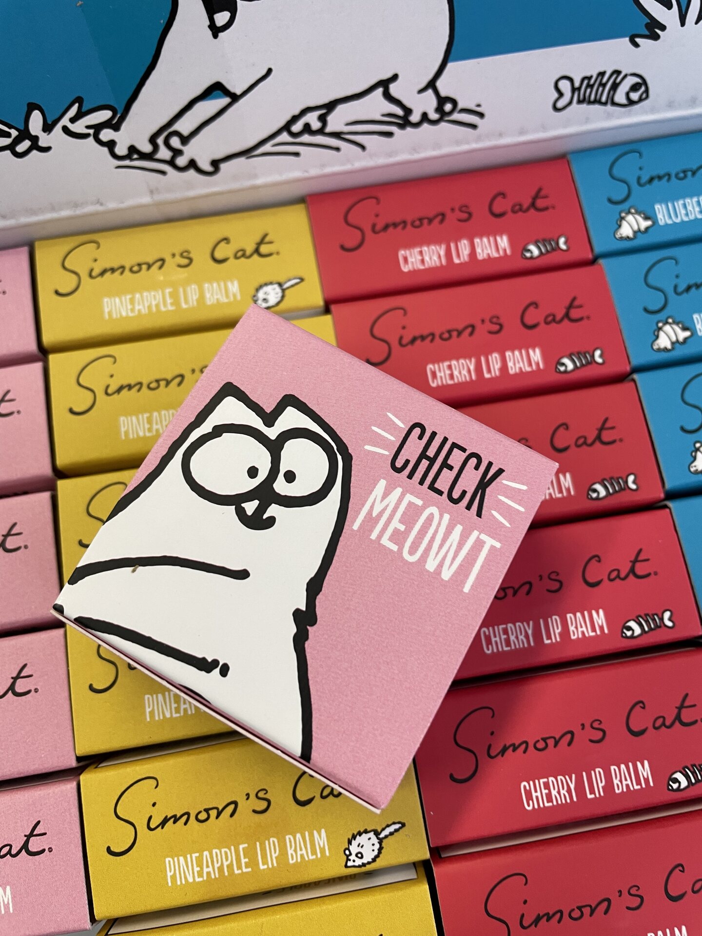 Simon Cats huulivoiteet Vaaleanpunainen (mansikka)