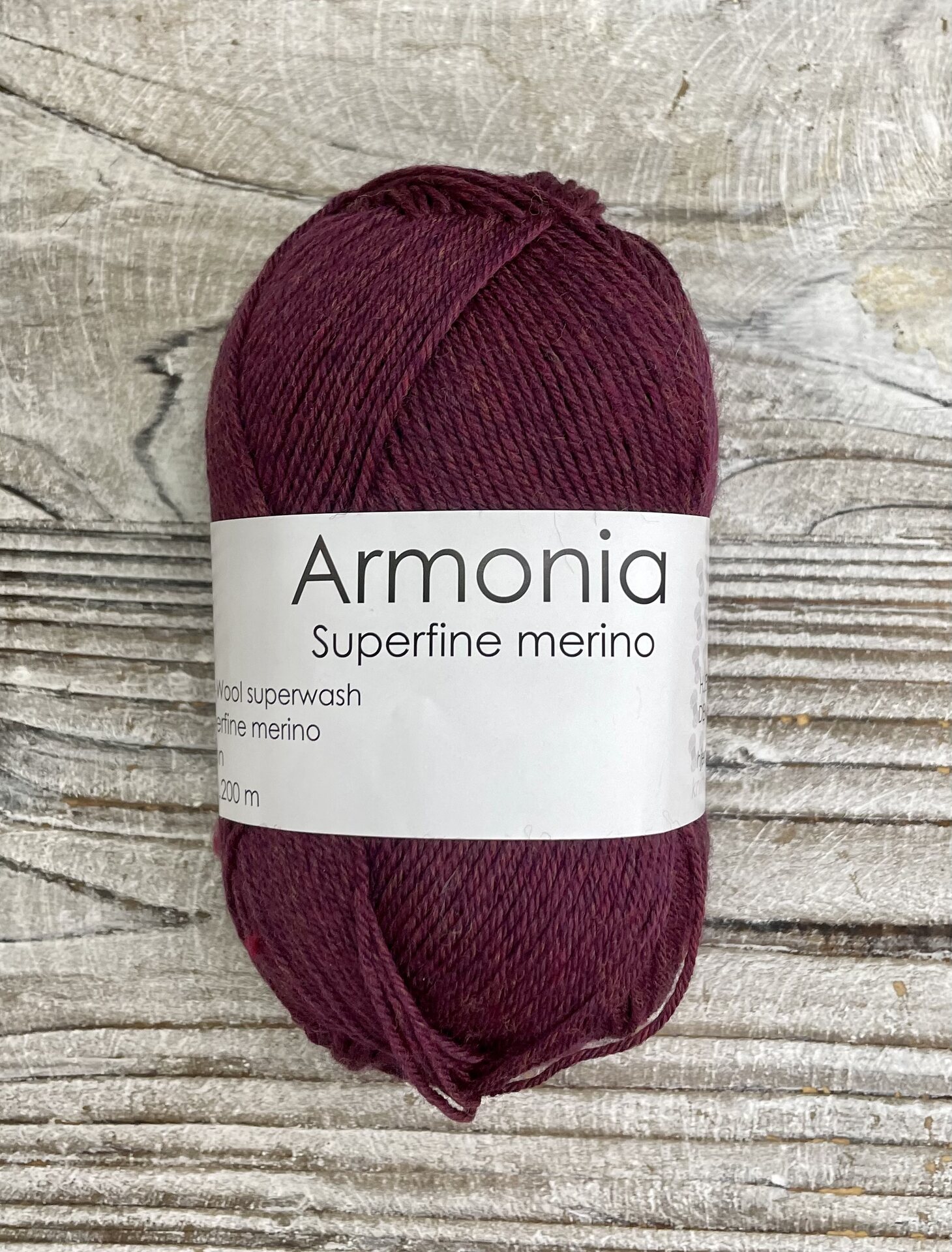 Hjertegarn Armonia 5810 burgundi