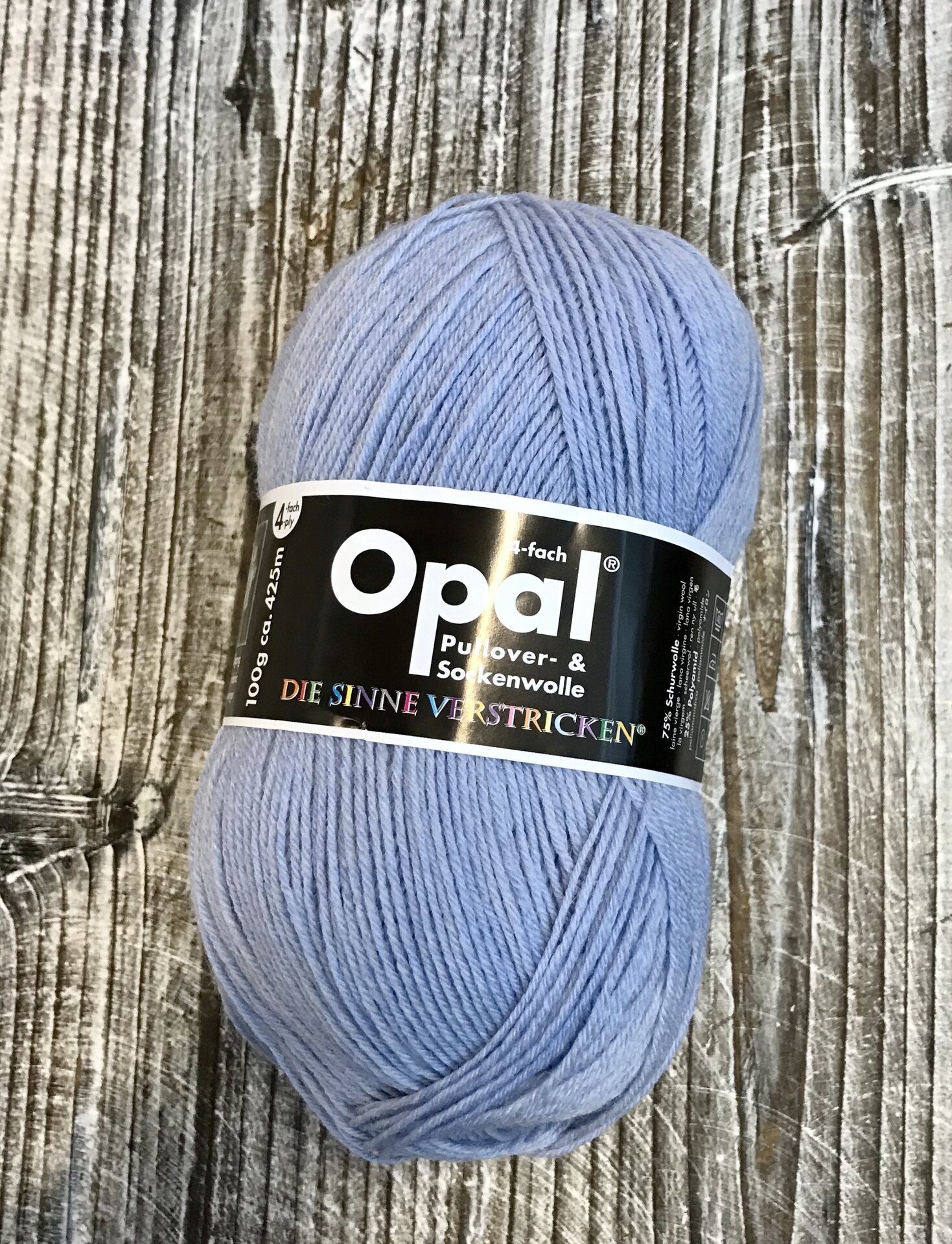 Opal 4-säikeinen sukkalanka 9932 vaaleansininen