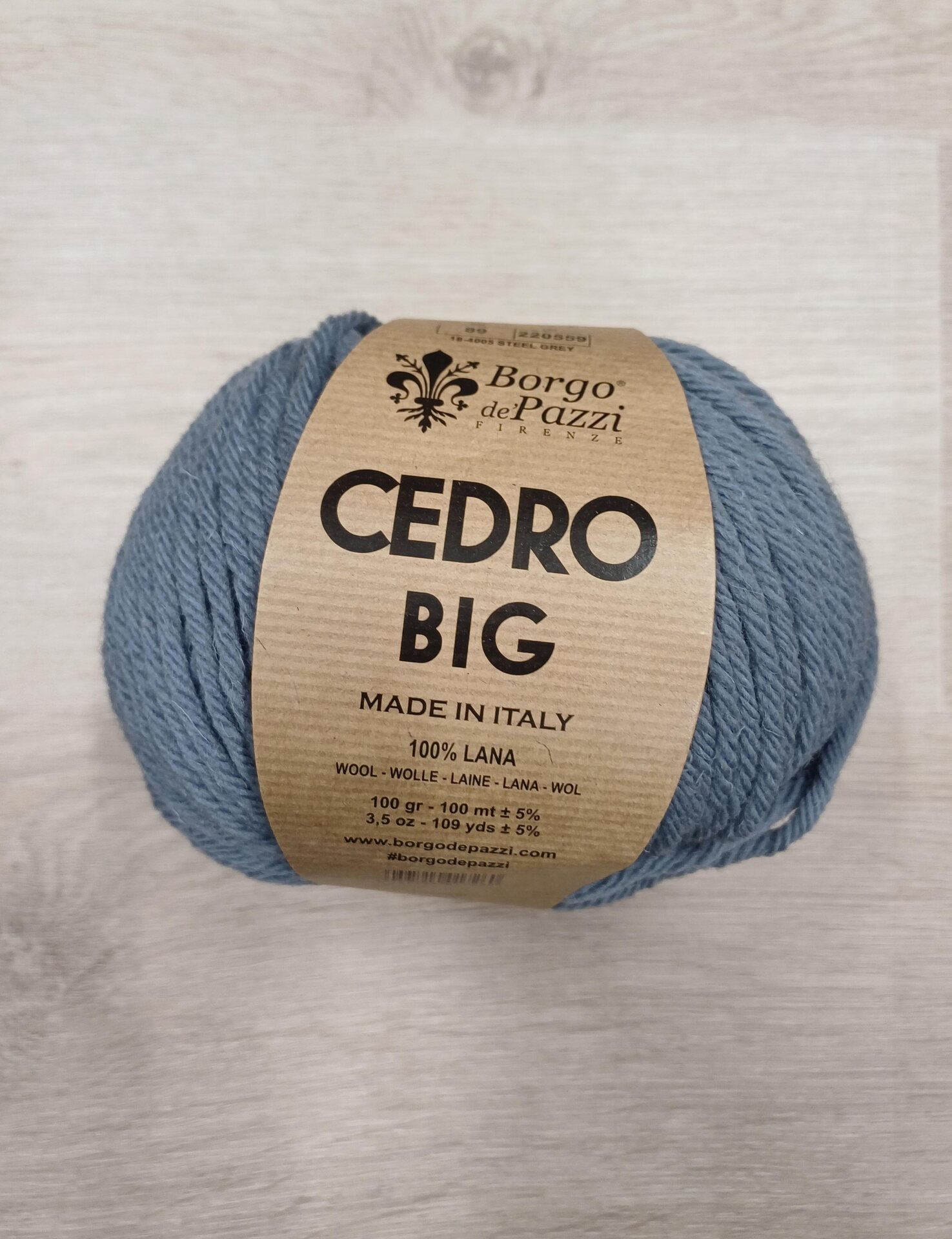 Borgo de'Pazzi Cedro Big 89 Steel Gray