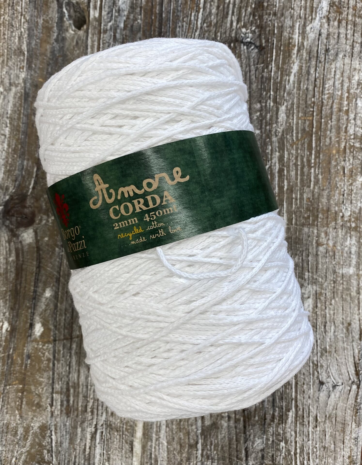 Borgo de'Pazzi Amore Corda 10 puhtaan valkea
