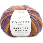 Concept by Katia Paradise merino 504 roosa-oranssi-lila-okra