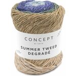 Katia Summer Tweed Degrade 102 vihreästä siniseen