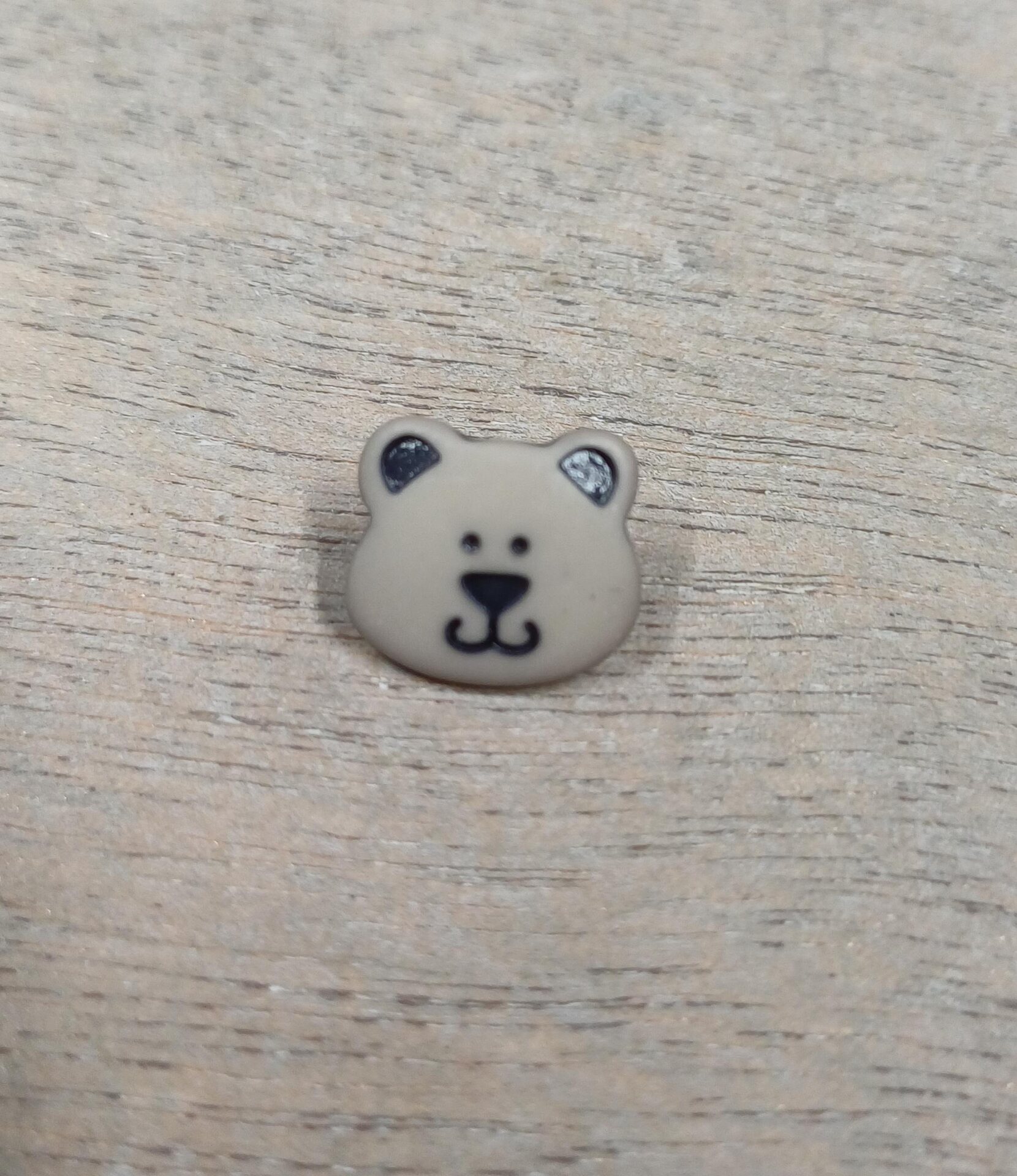 Prym Karhunappi, 15 mm Harmaan ruskea