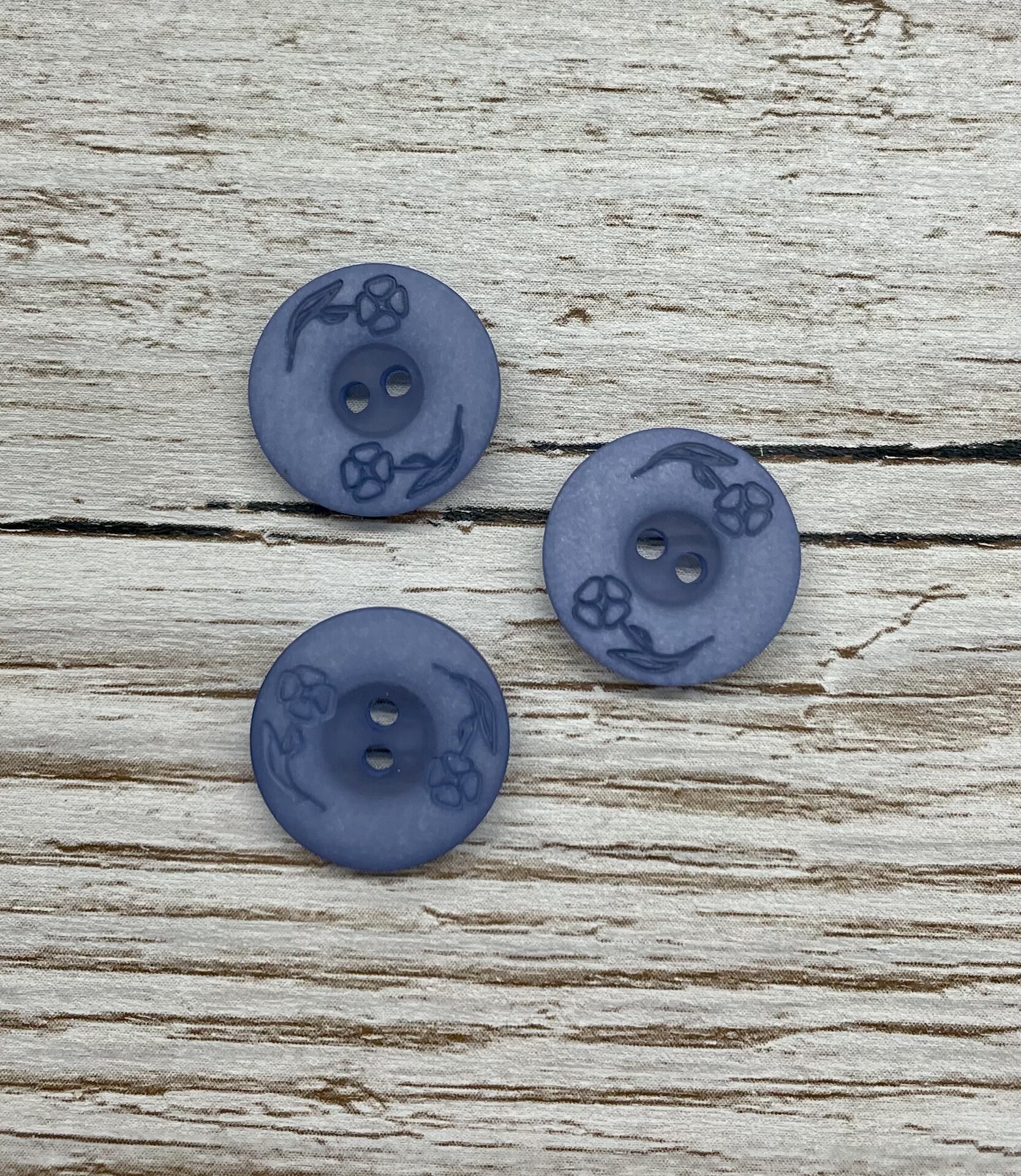 Perus-oivat napit Vaaleansininen kukka 15