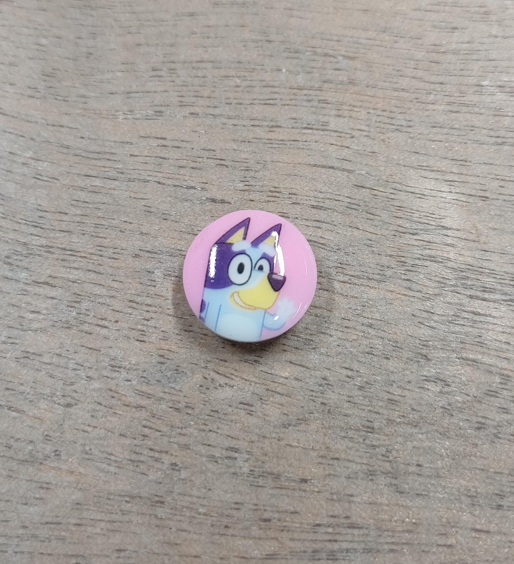Union Knopf Bluey -napit, 15 mm Pinkki