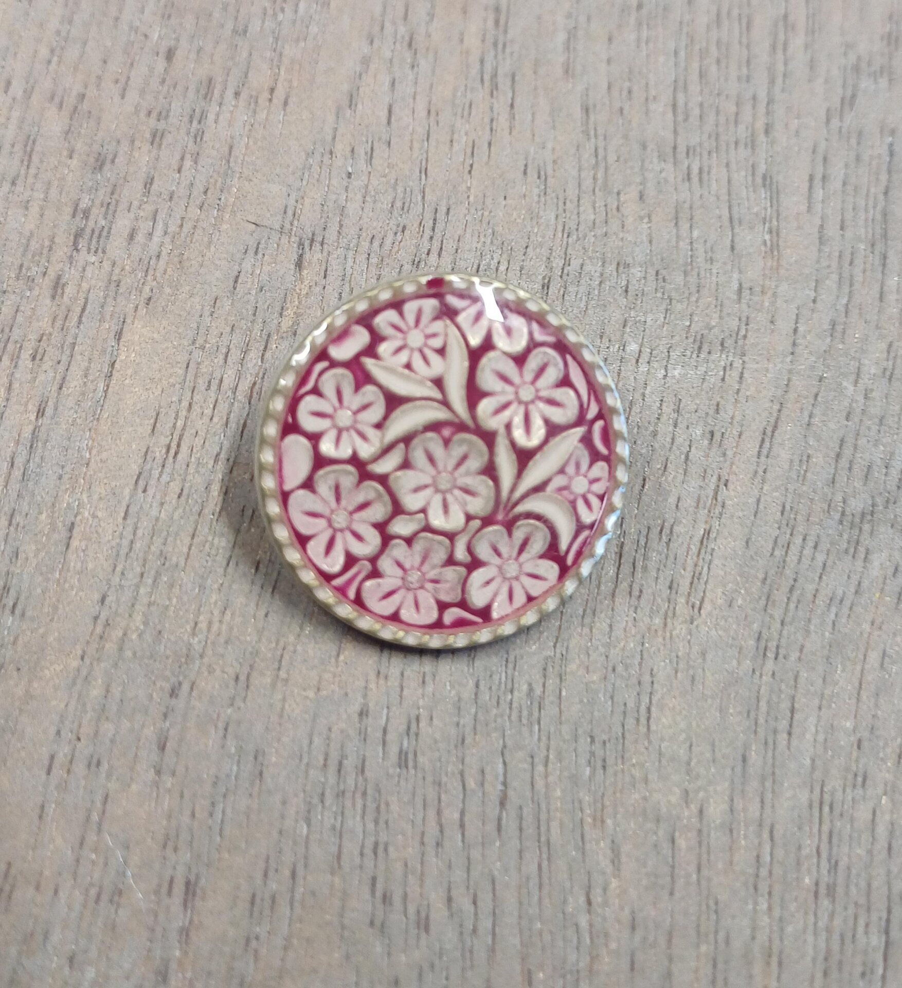 Prym Superkauniit kukkanapit, 23 mm Punainen