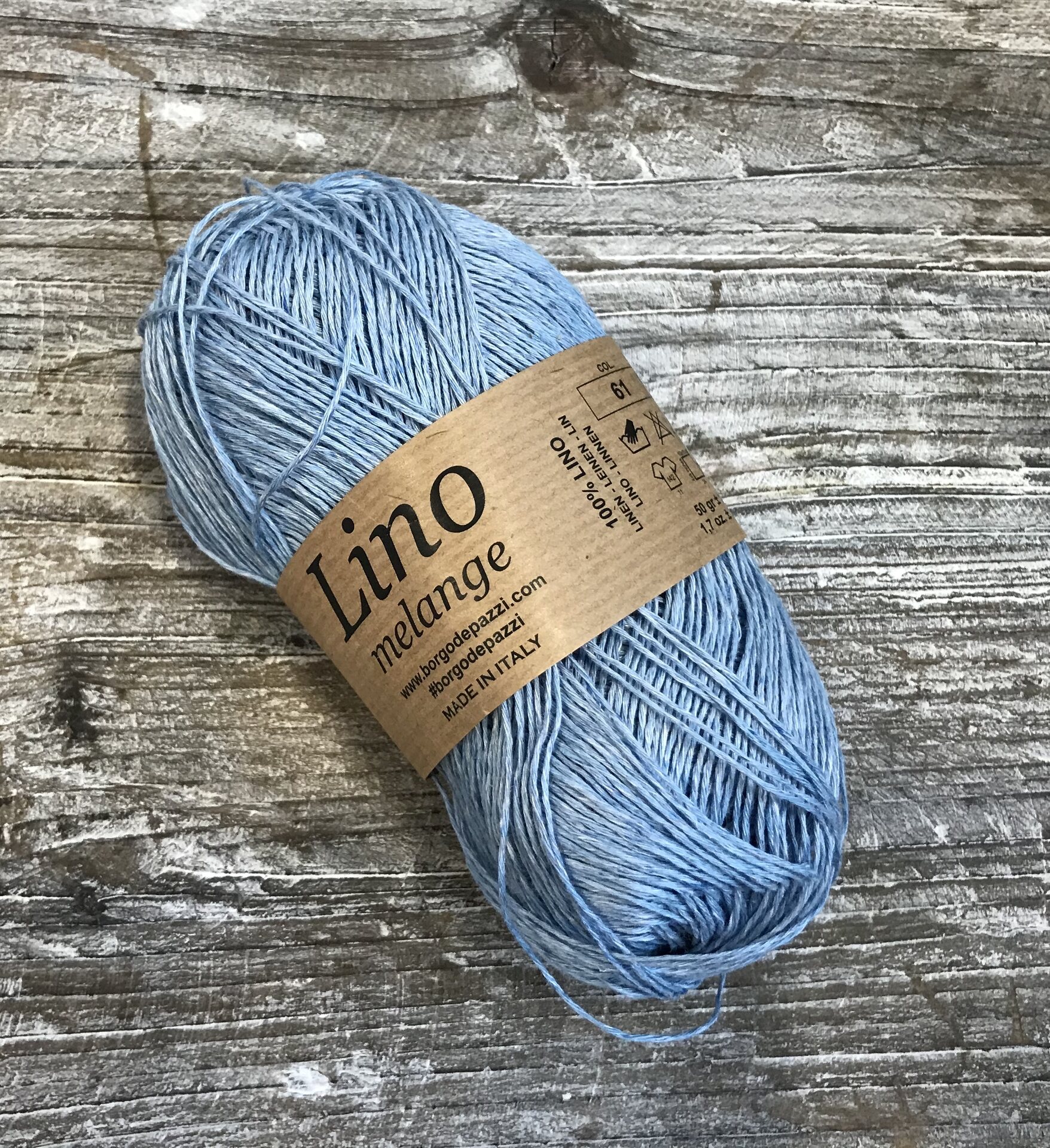 Borgo de'Pazzi Lino 61 vaaleansininen