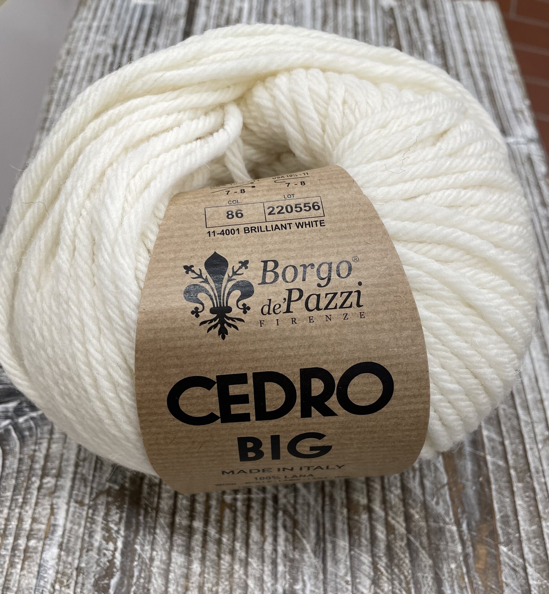 Borgo de'Pazzi Cedro Big 86 Brilliant White