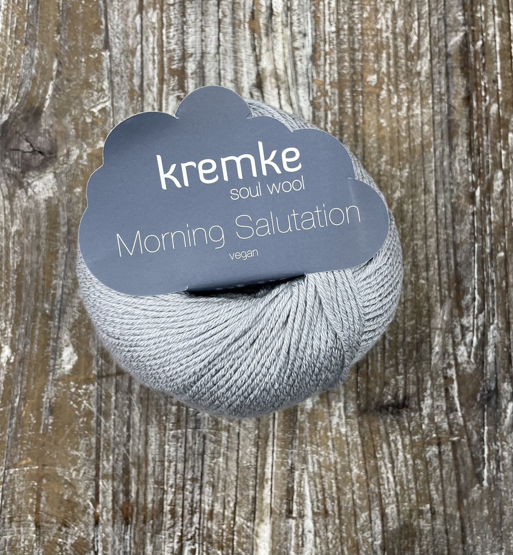 Kremke Soul Wool Morning Salutation Vegan 15 vaaleanharmaa