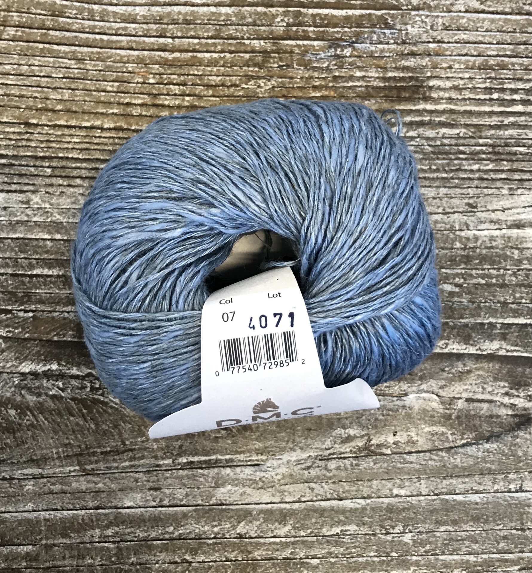 DMC Natura Linen 07 jäänsininen