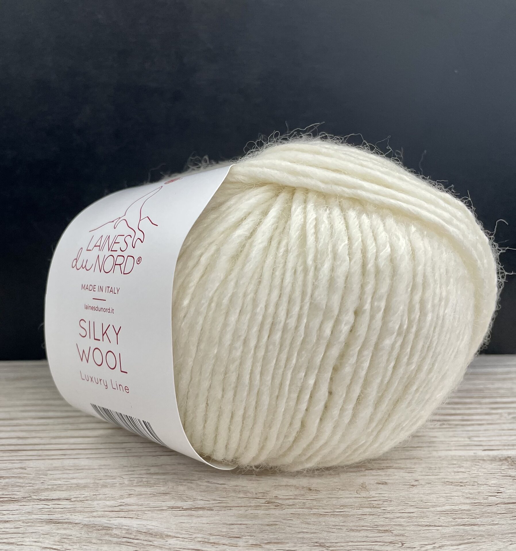 Laines du Nord Silky Wool 1 luonnonvalkoinen