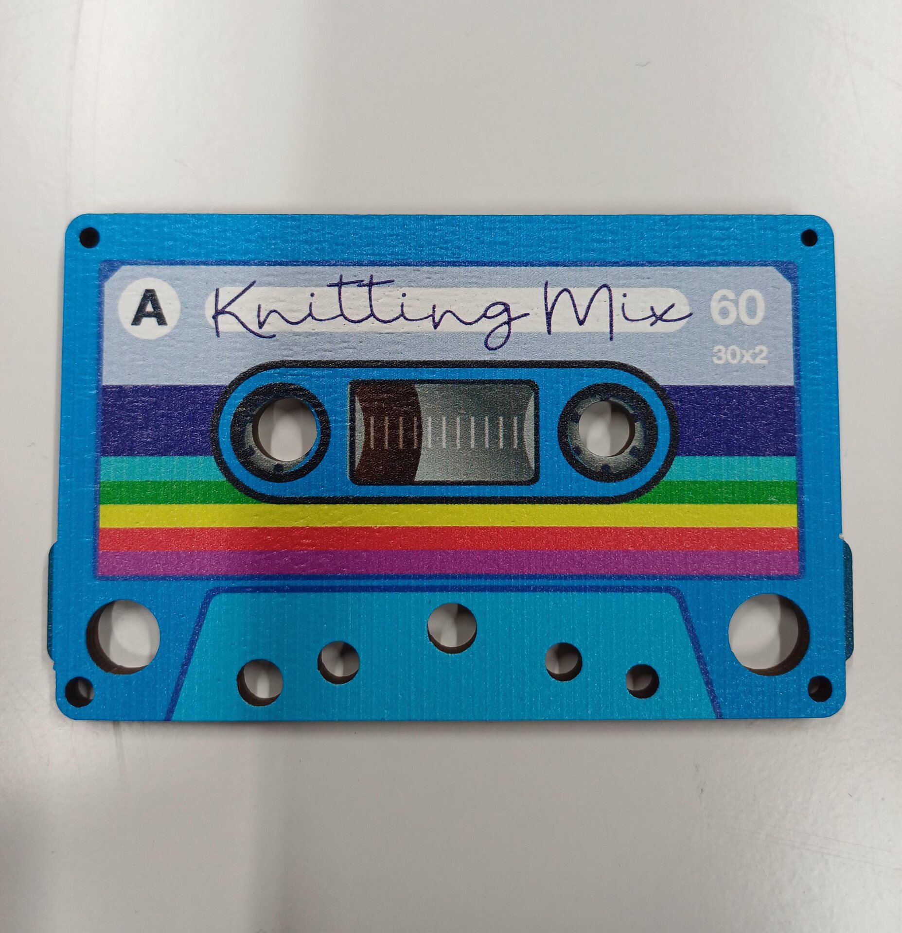 C-kasetti puikkomitta Sininen