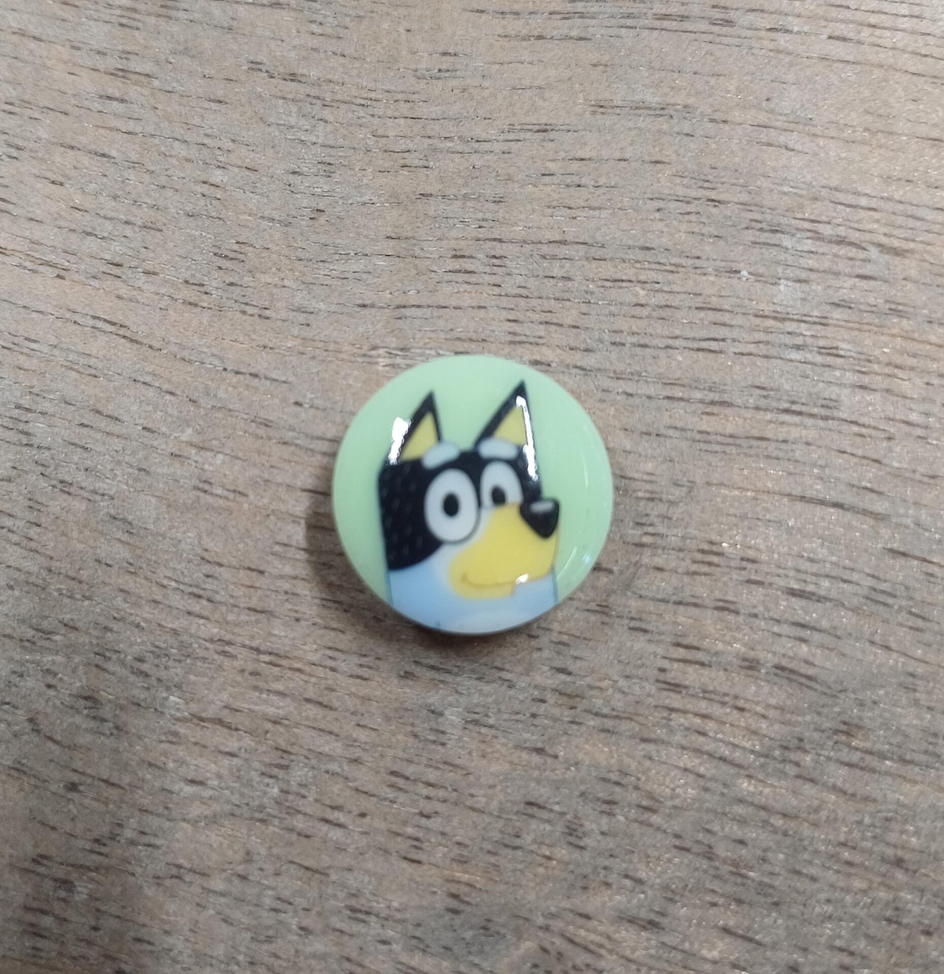 Union Knopf Bluey -napit, 15 mm Vaalean vihreä
