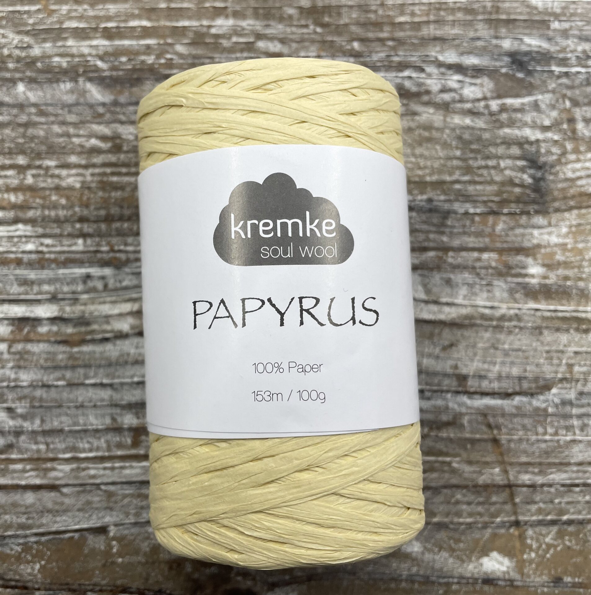 Kremke Soul Wool Papyrus 65 vanilijankeltainen