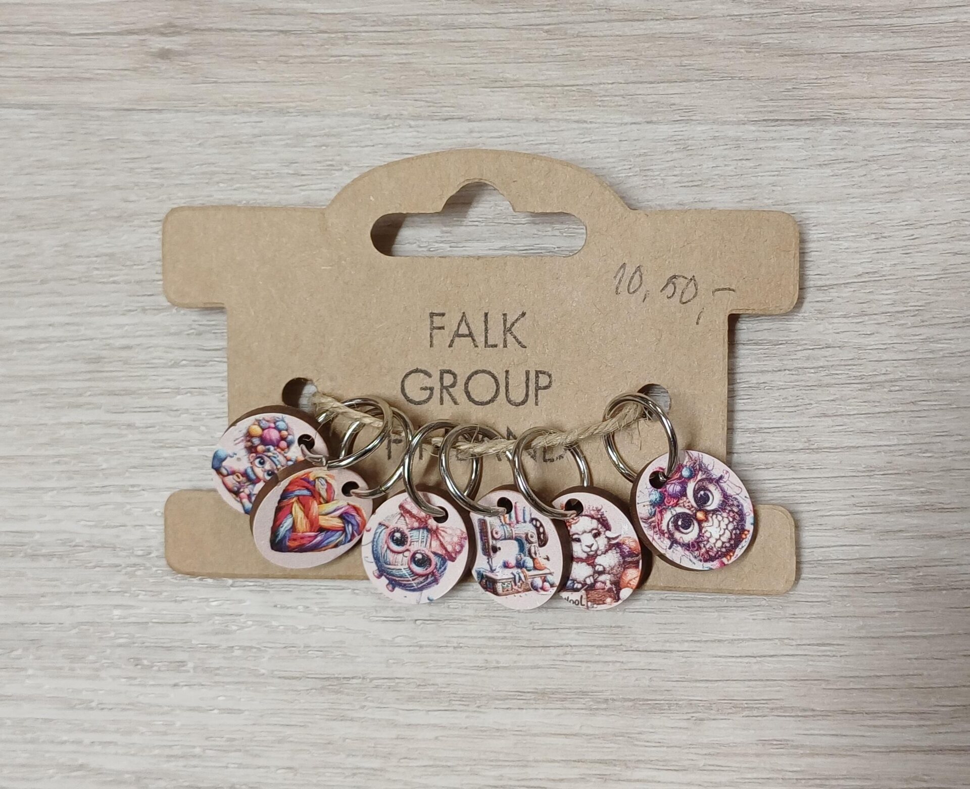 Falk Group Suloiset silmukkamerkit Eläinhahmot ja käsityötarvikkeet