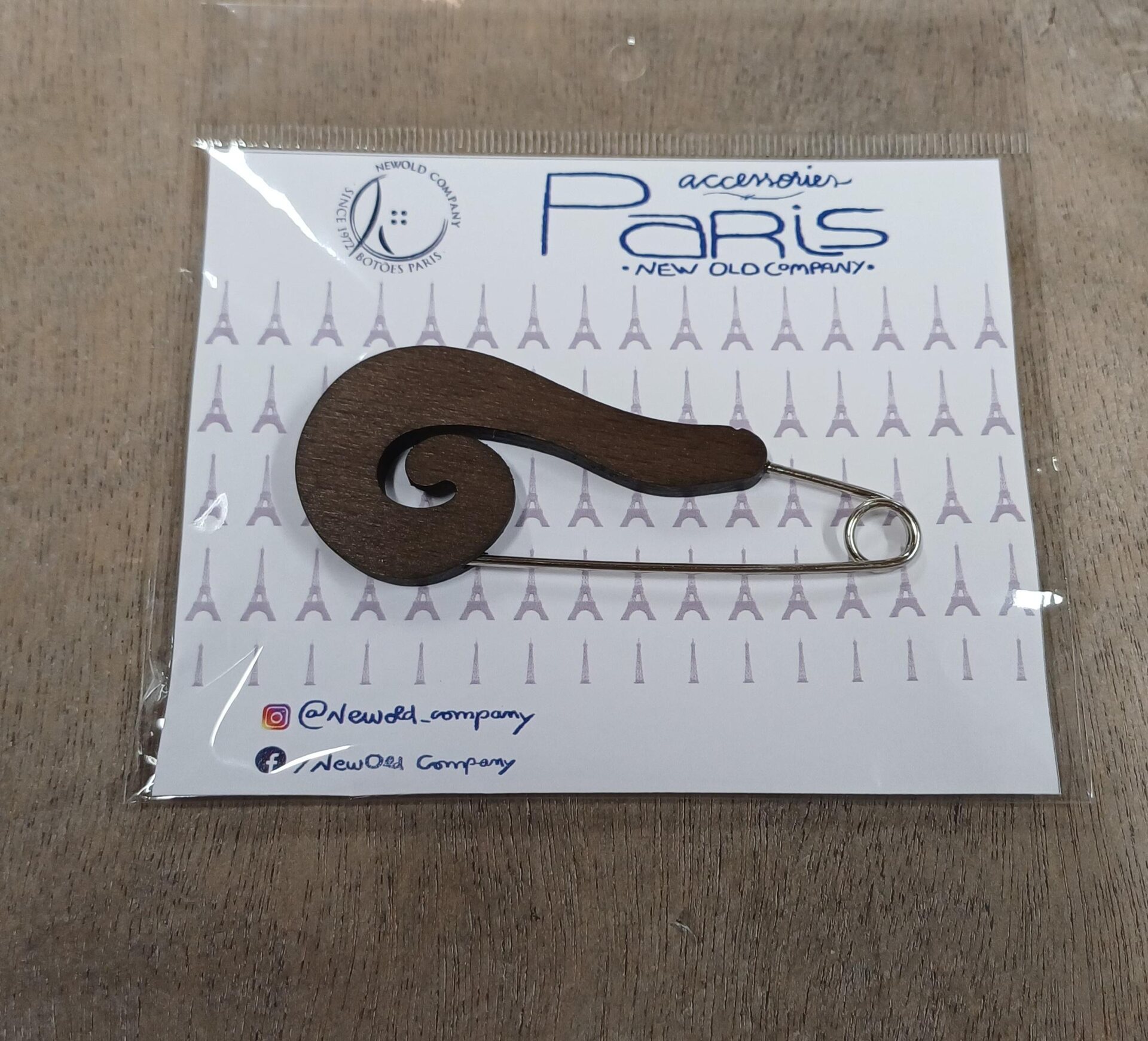 Falk Group Neula/solki neuleen kiinnittämiseen Kiekura, tummanruskea