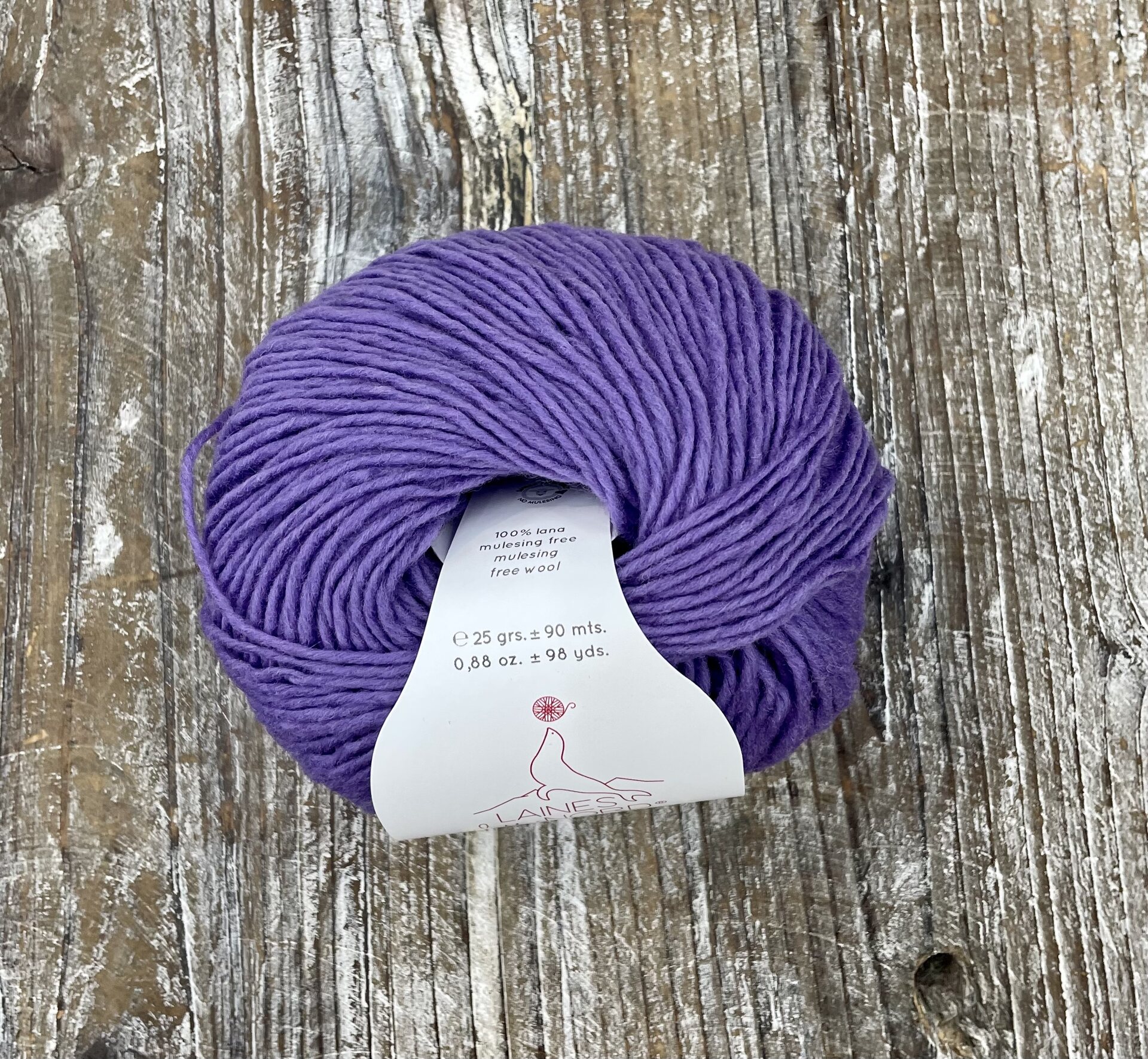 Laines du Nord Soft Carded Merino 12 violetti