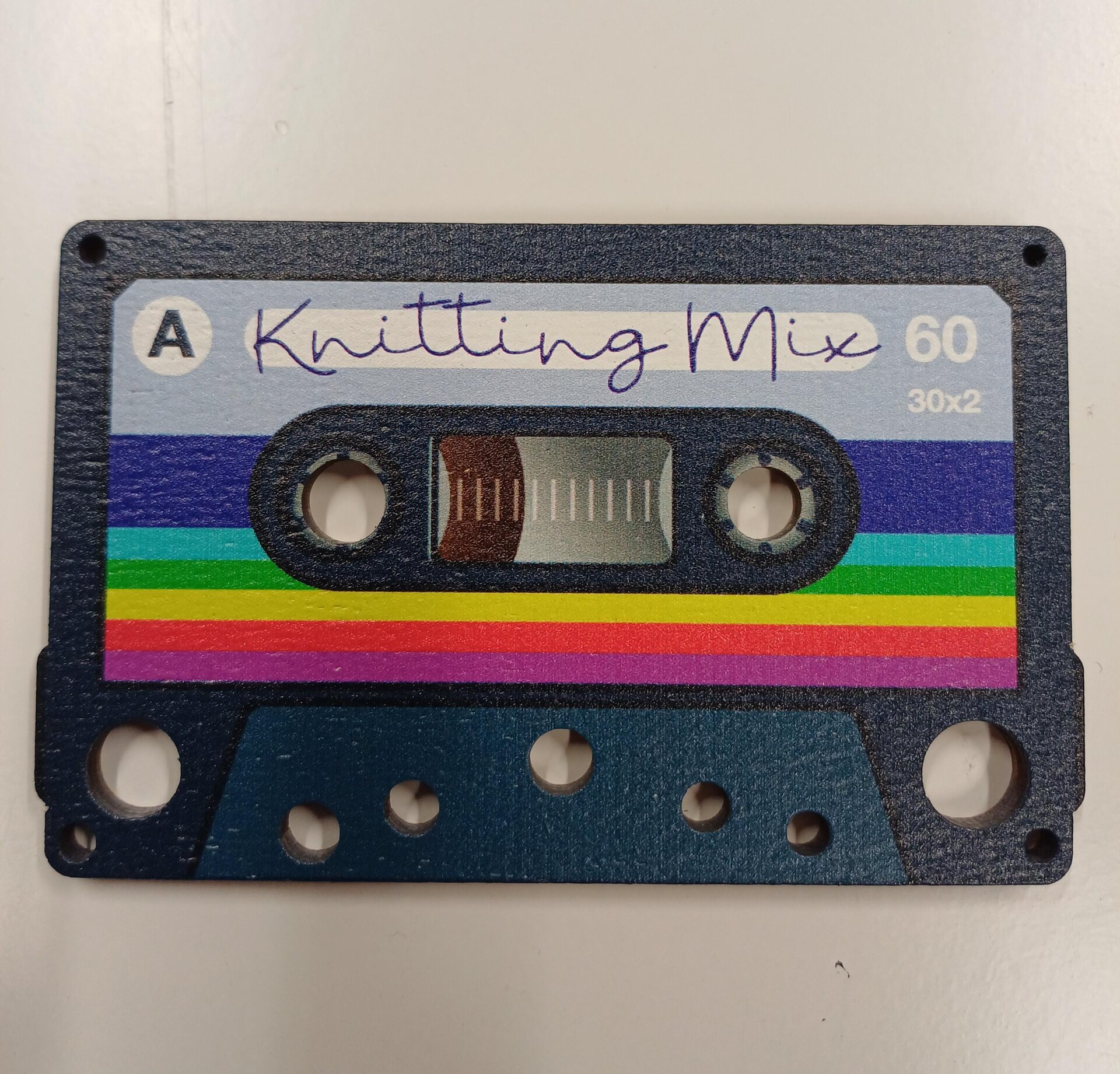 C-kasetti puikkomitta Musta