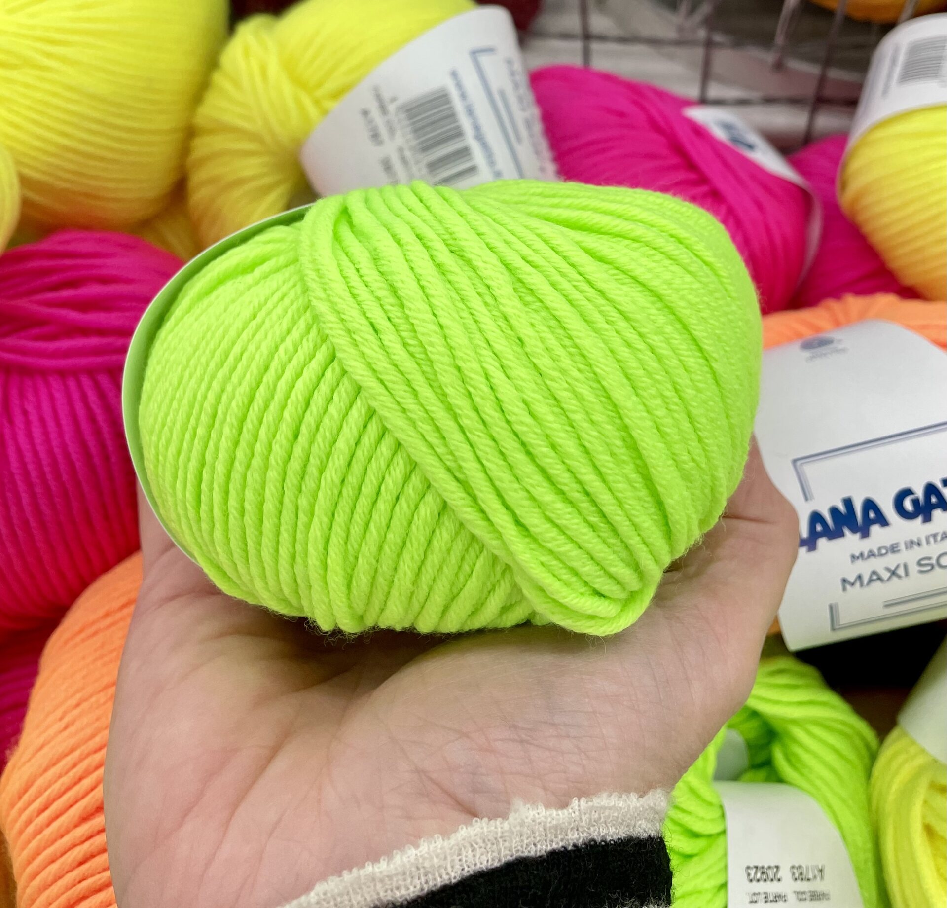 Lana Gatto Maxi Soft A1783 neon vihreä