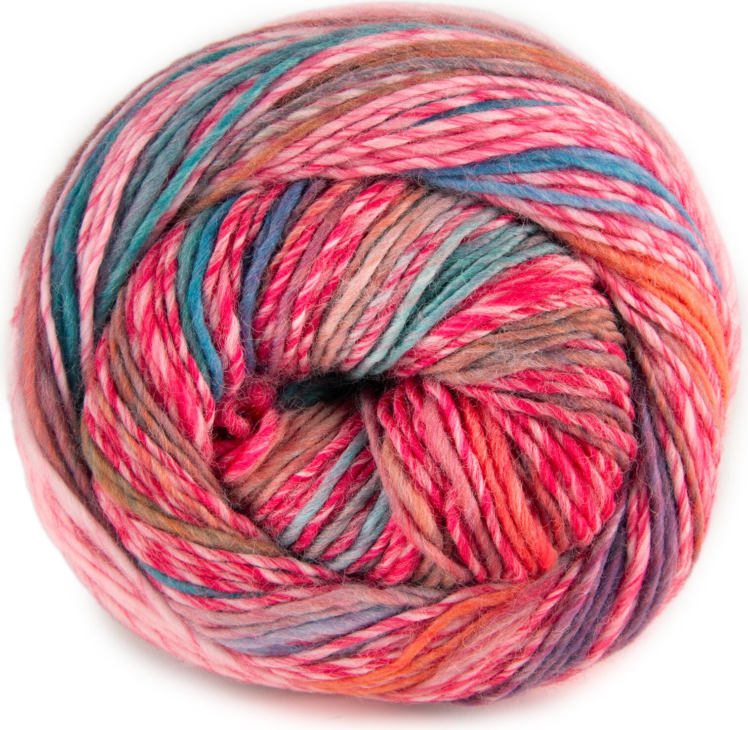 Laines du Nord Poema Stripes 5 pinkki-turkoosi