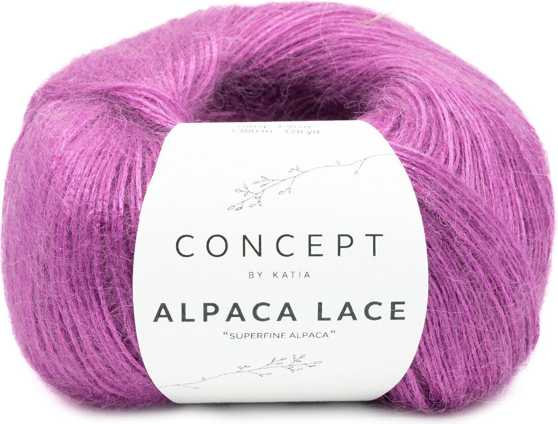 Concept by Katia Alpaca lace 062 magenta