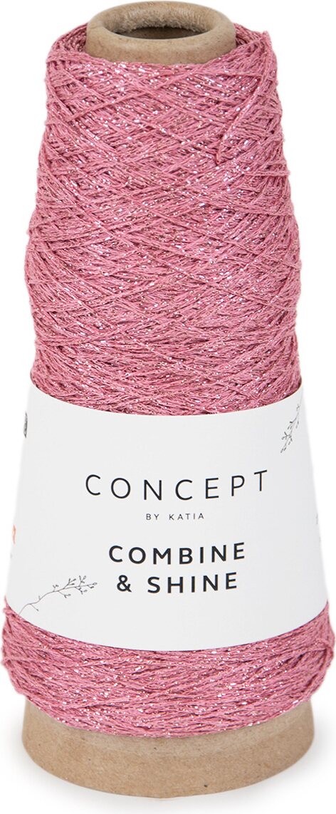 Concept by Katia Combine & Shine 70 vaaleanpunainen