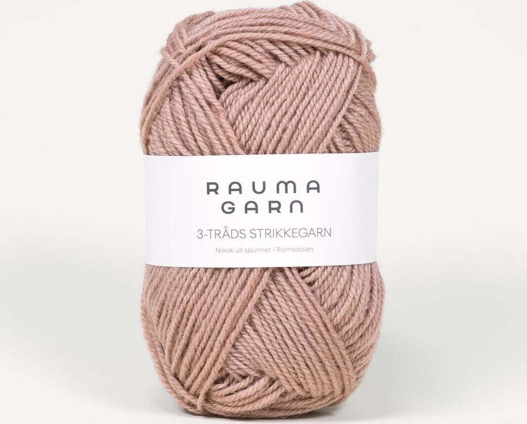 Rauma Garn 3- tr strikkegarn 1487 beige