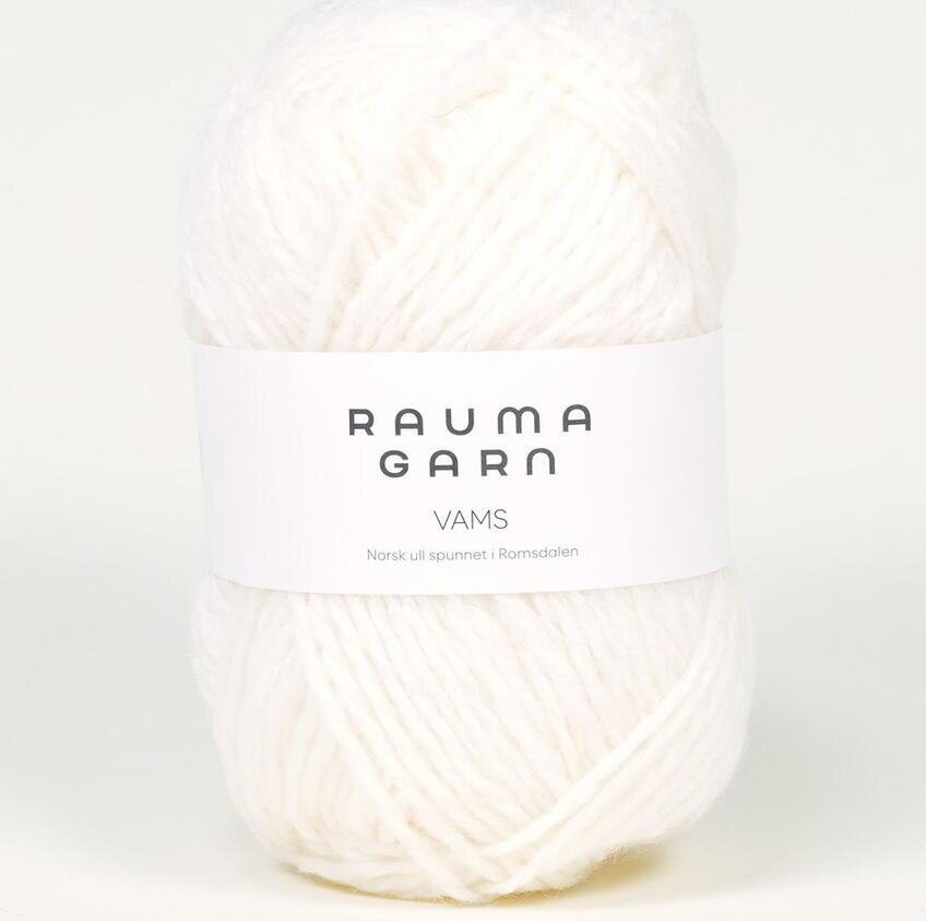 Rauma Garn Vams 00 valkoinen