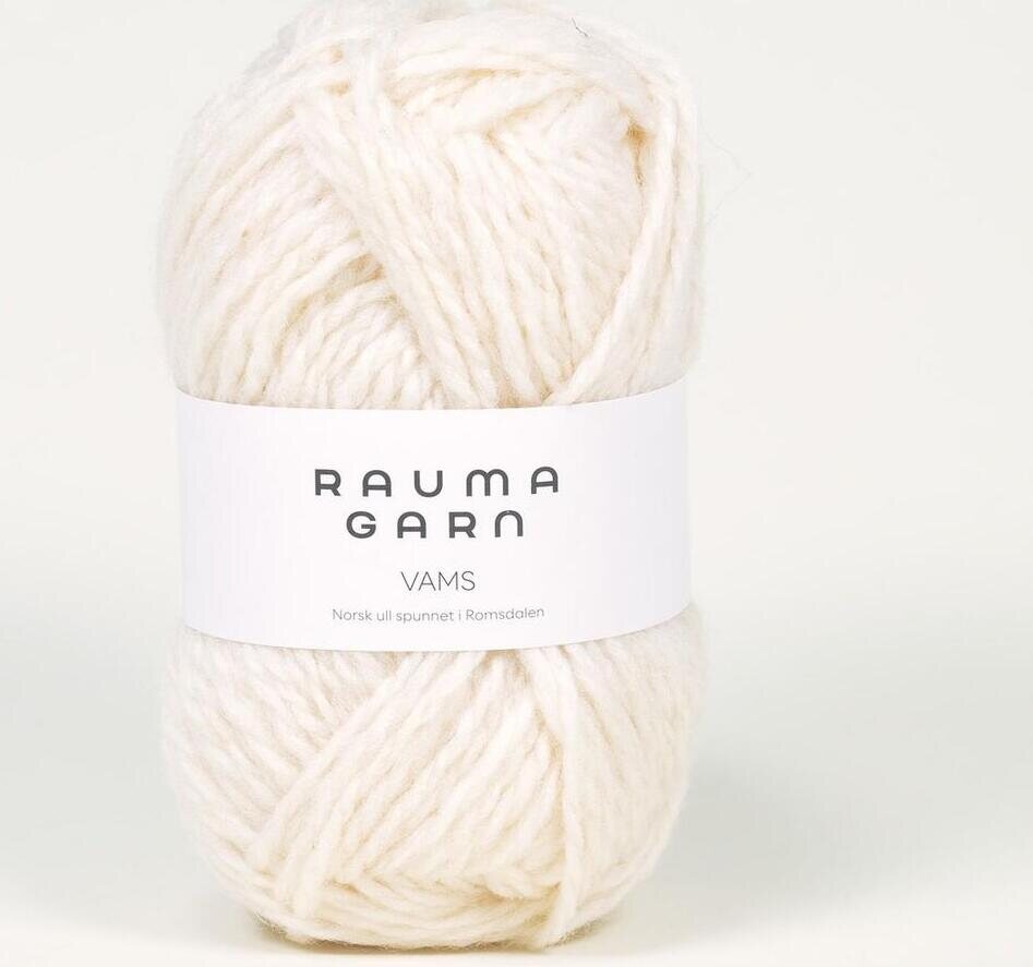 Rauma Garn Vams 01 valkea