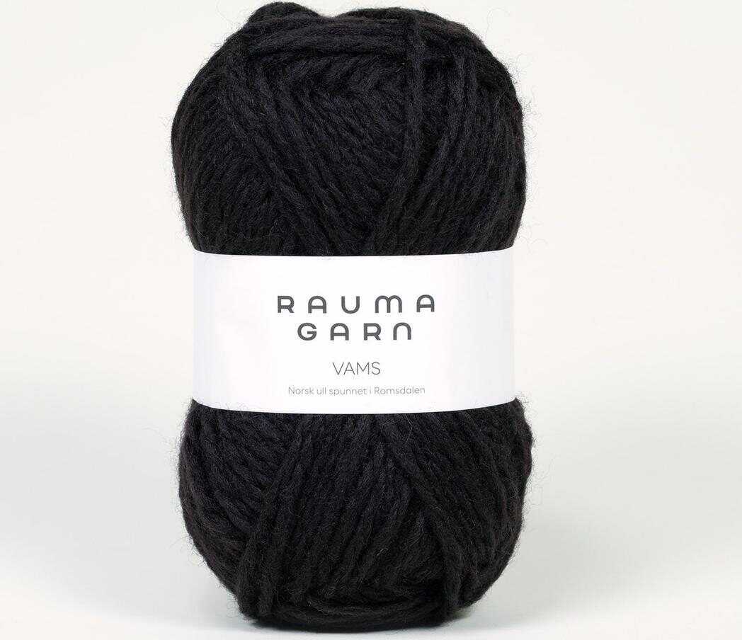 Rauma Garn Vams 036 musta