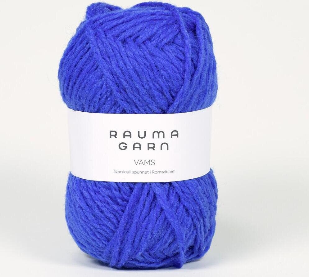 Rauma Garn Vams 37 puhdas sininen