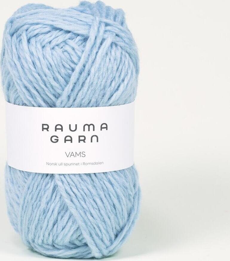 Rauma Garn Vams 49 vaalean sininen